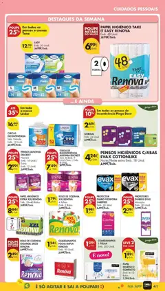 Pré-visualização Pingo Doce folheto válido de 06.01.2026 | Página: 45 | Produtos: Papel higiénico, Pensos higiénicos, Guardanapos, Cuecas