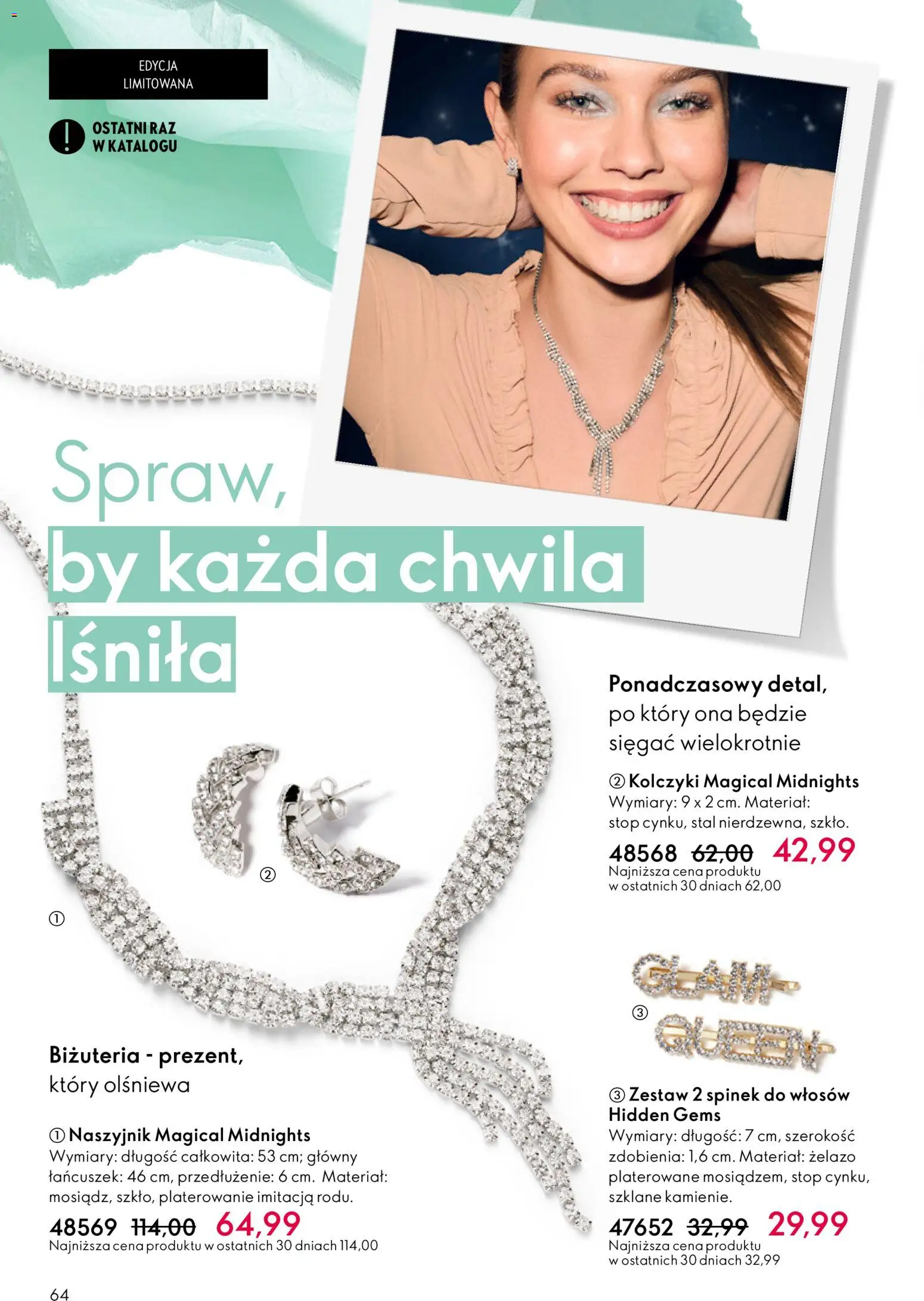 Oriflame Katalog 3 2026 od 11.02.2026 | Strona: 64 | Produkty: Naszyjnik, Żelazo