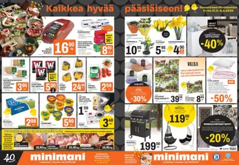 Minimani-mainoslehti voimassa 31.03.2026 alkaen