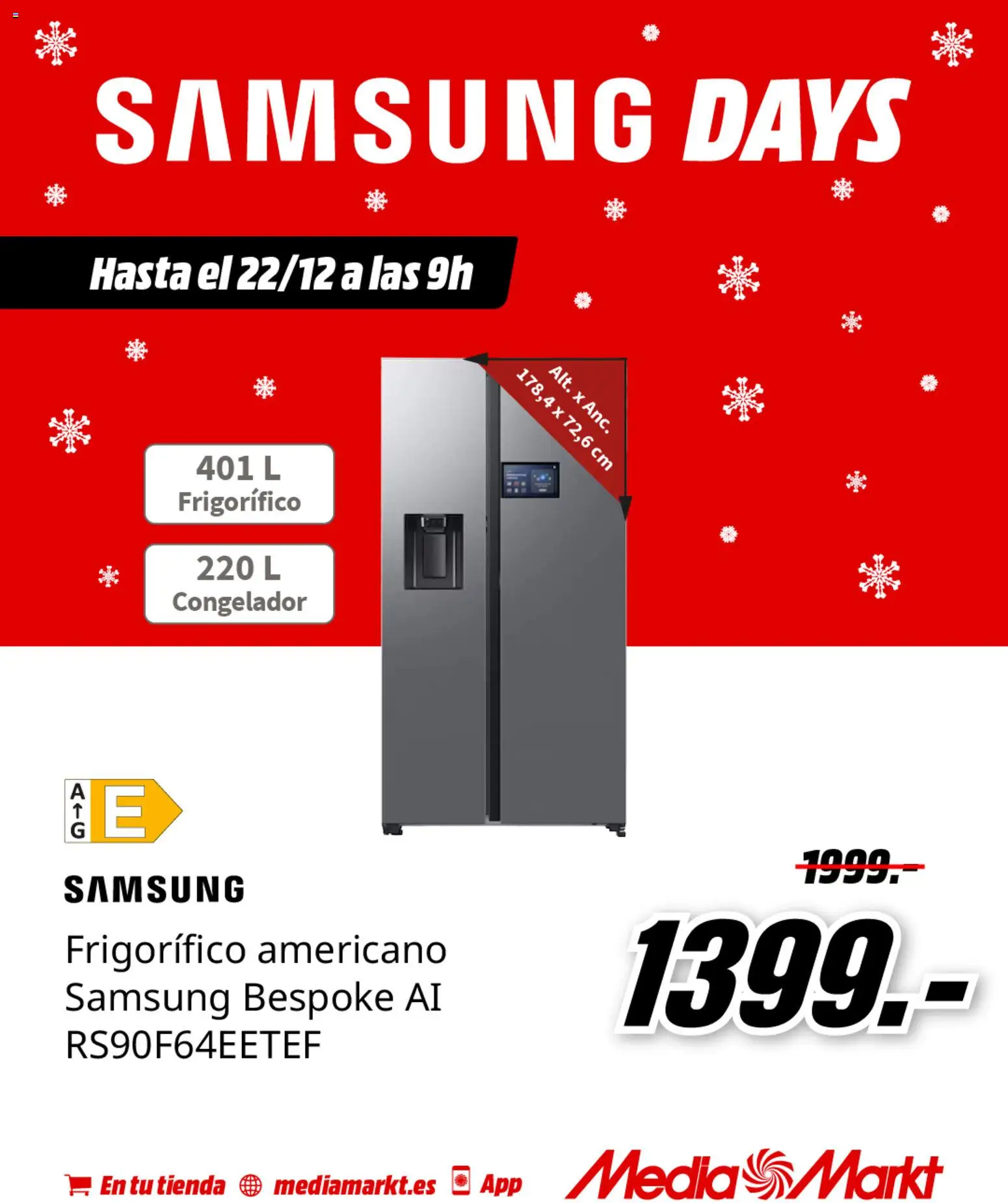 Media Markt folleto │ válido desde el 18.12.2025 | Página: 2 | Productos: Congelador