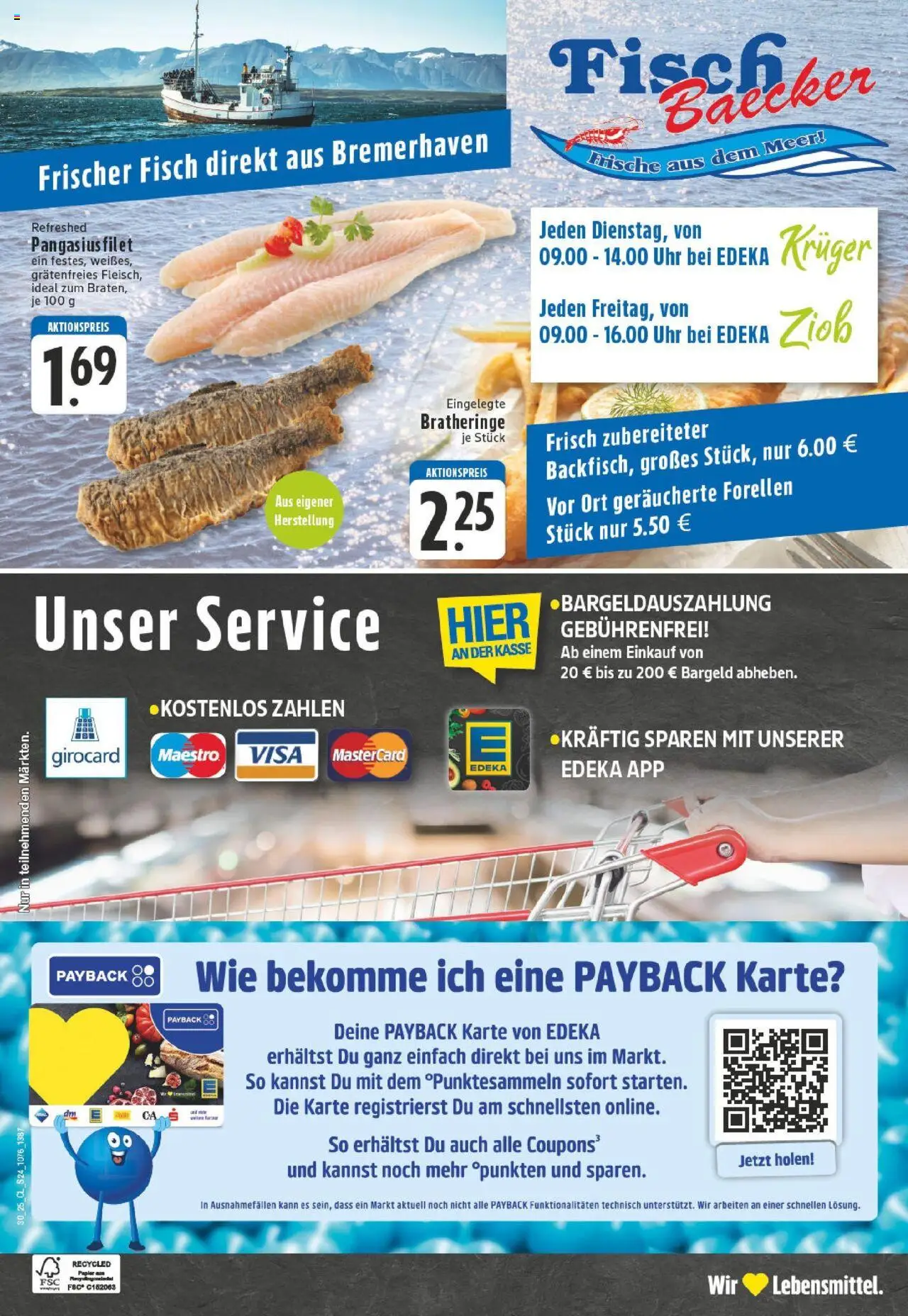 Edeka prospekt Herne-Sodingen	 - gültig ab dem 20.07.2025 | Seite: 24 | Produkte: Fisch, Uhr