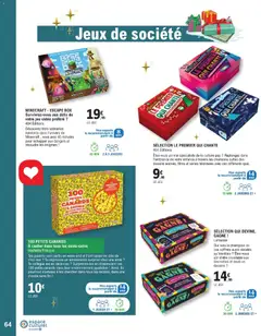 E.Leclerc - Prévisualisation de E.Leclerc Catalogue  spécial Noël valide à partir de 11.11.2025 | Page: 64 | Produits: Vidéo, Joueur, Jeu vidéo, Jeux