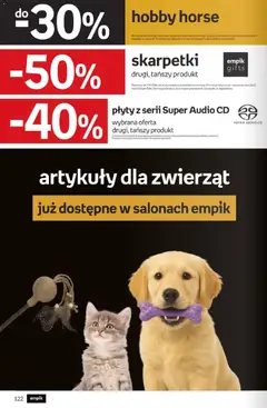 Pogląd oferty "Empik promocje" - ważna od 25.03.2026 | Strona: 122 | Produkty: Audio, Skarpetki, Plyty
