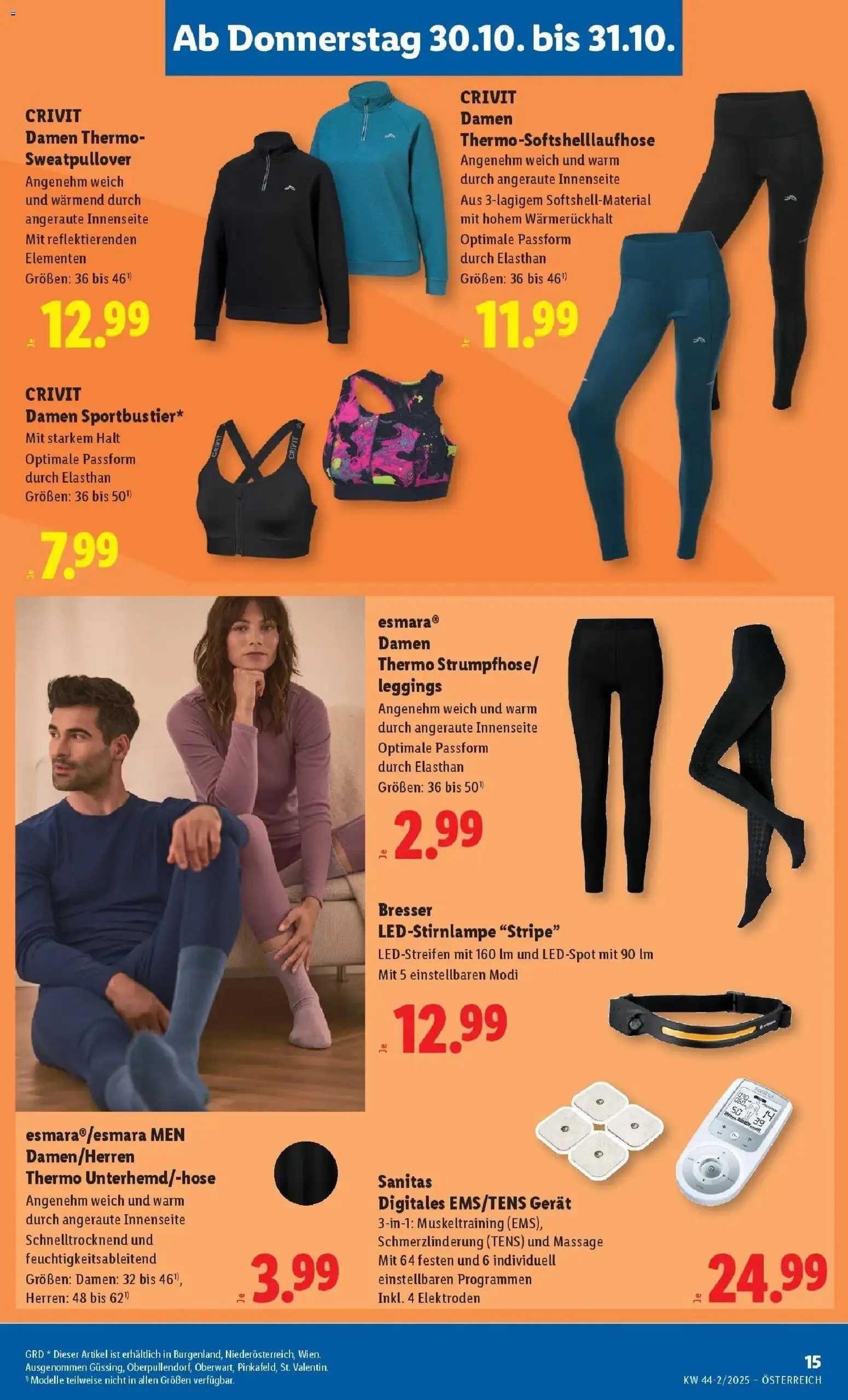Lidl Flugblatt - Wien  gültig ab 30.10.2025 | Seite: 19 | Produkte: Leggings