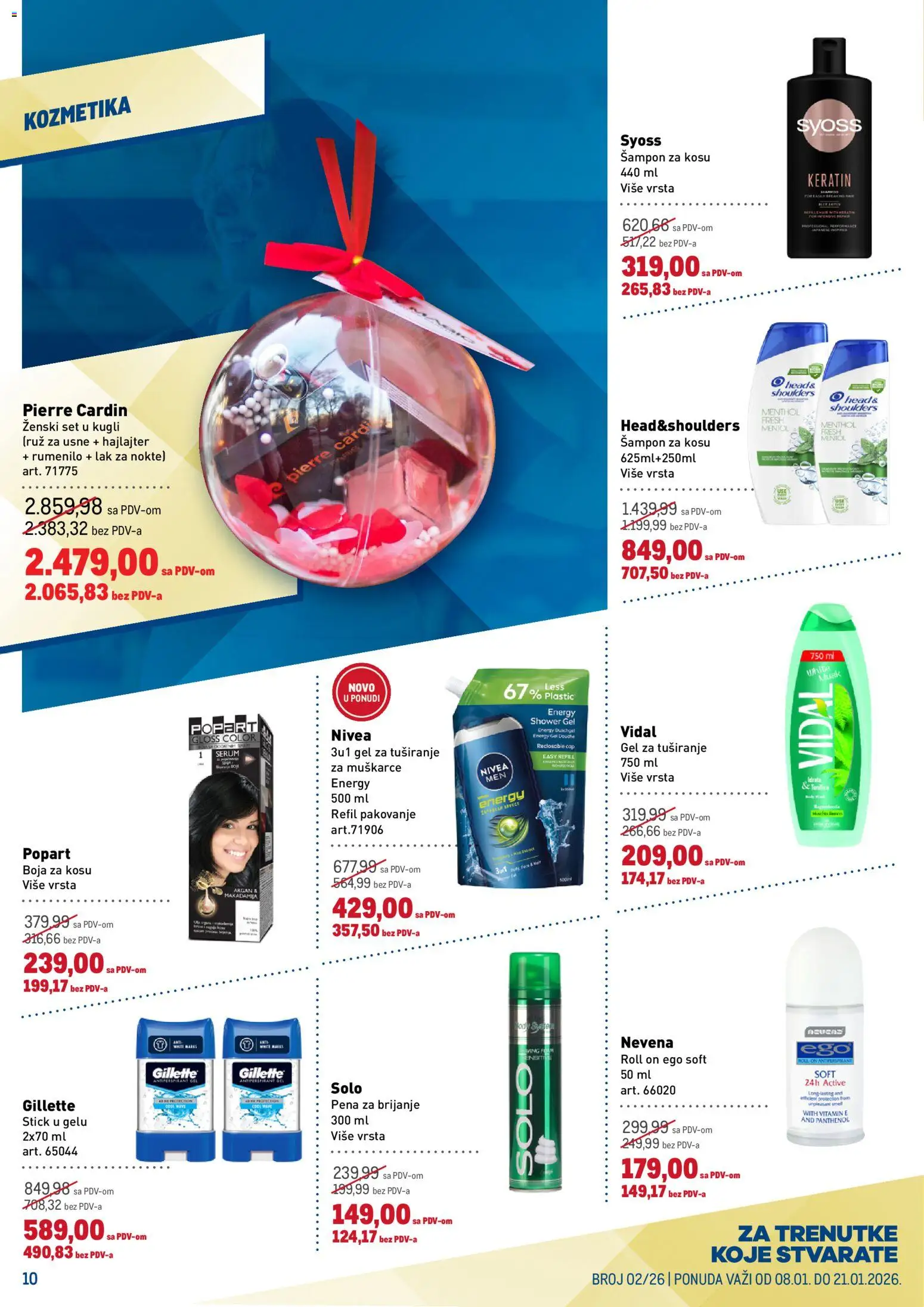 Metro katalog - važi od 08.01.2026 | Strana: 10 | Proizvode: Syoss, Lak za nokte, Šampon, Gel za tuširanje
