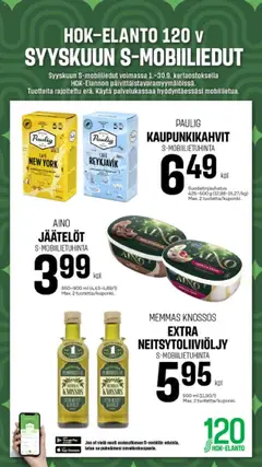 S-market-mainoslehti voimassa 01.09.2025 alkaen