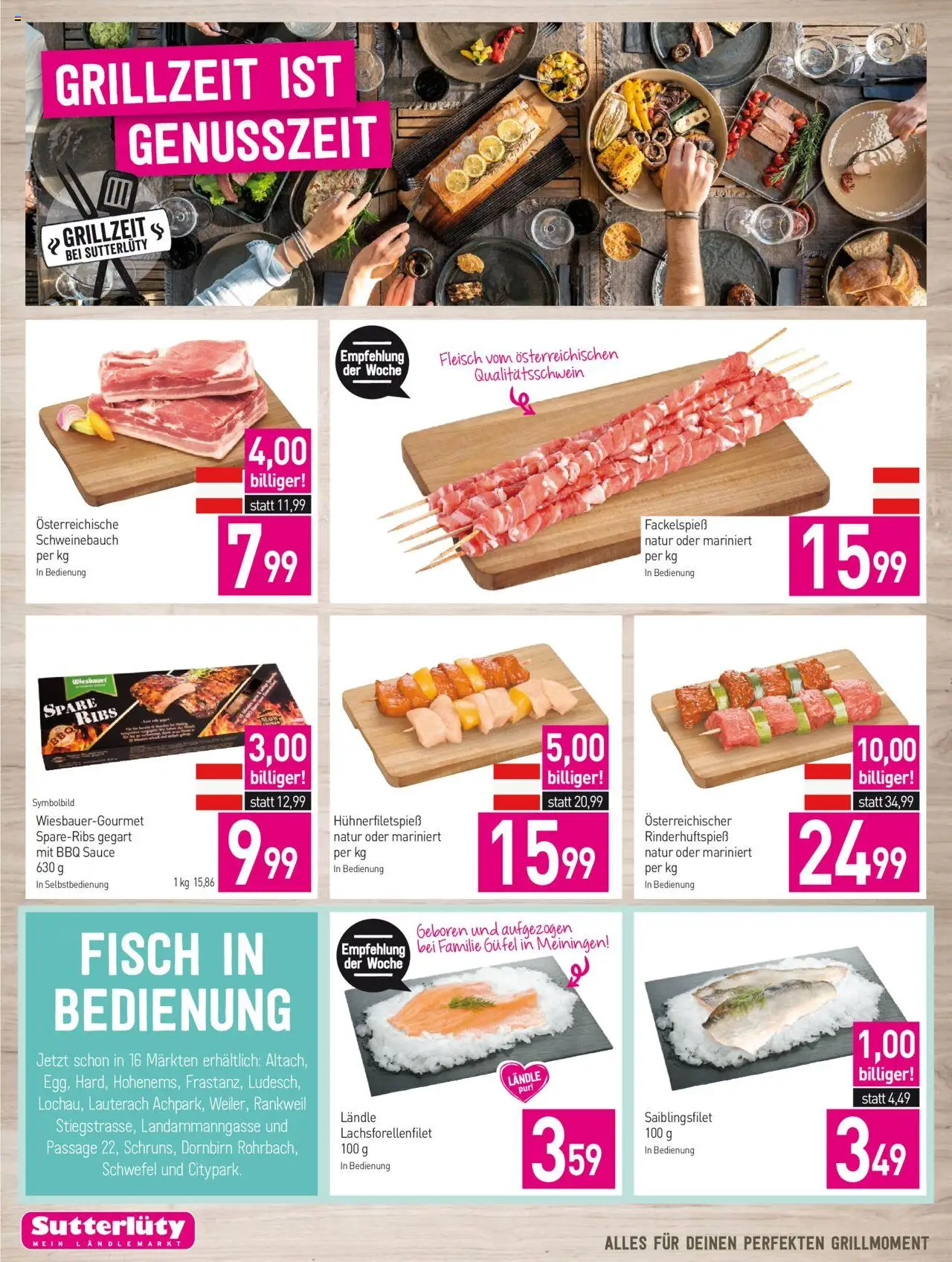 Sutterlüty Flugblatt gültig ab 21.08.2025 | Seite: 16 | Produkte: Fisch