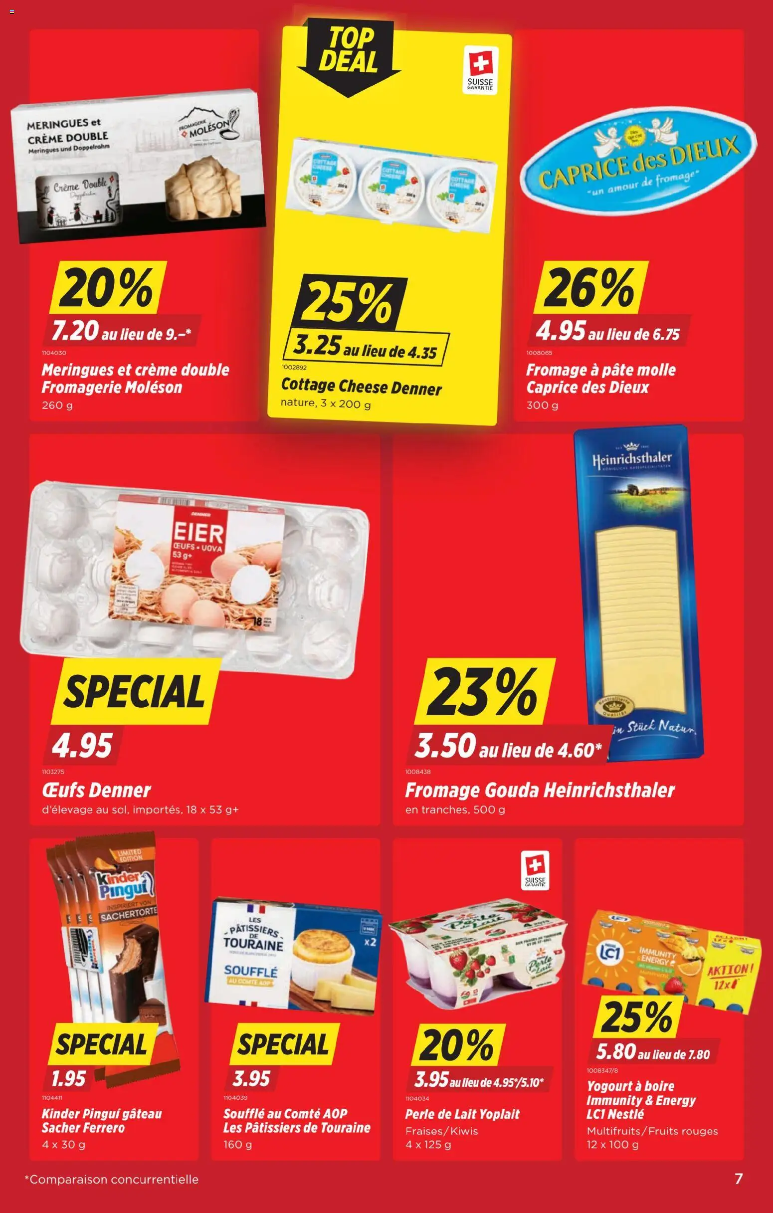 Denner Aktionen FR – gültig ab 27.01.2026 | Seite: 7 | Produkte: Gouda, Eier, Creme