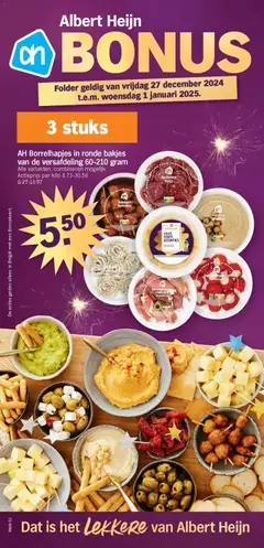 Albert Heijn folder week  / de la semaine 52 - Voorbeeld van een folder van Albert Heijn, geldig van 27.12.2025