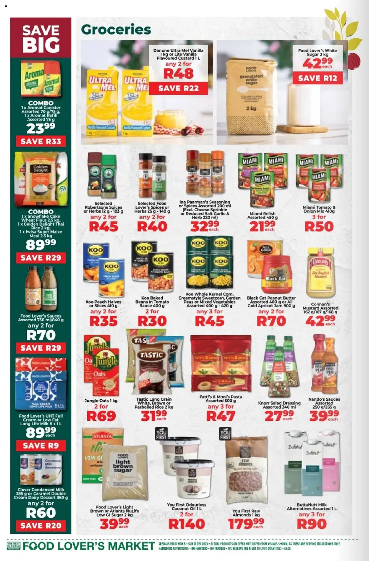 New Food Lover's Market catalogue – valid from 08.12.2025 | Page: 12 | Products: Salad dressing, Peanut butter, Salad, Garlic
