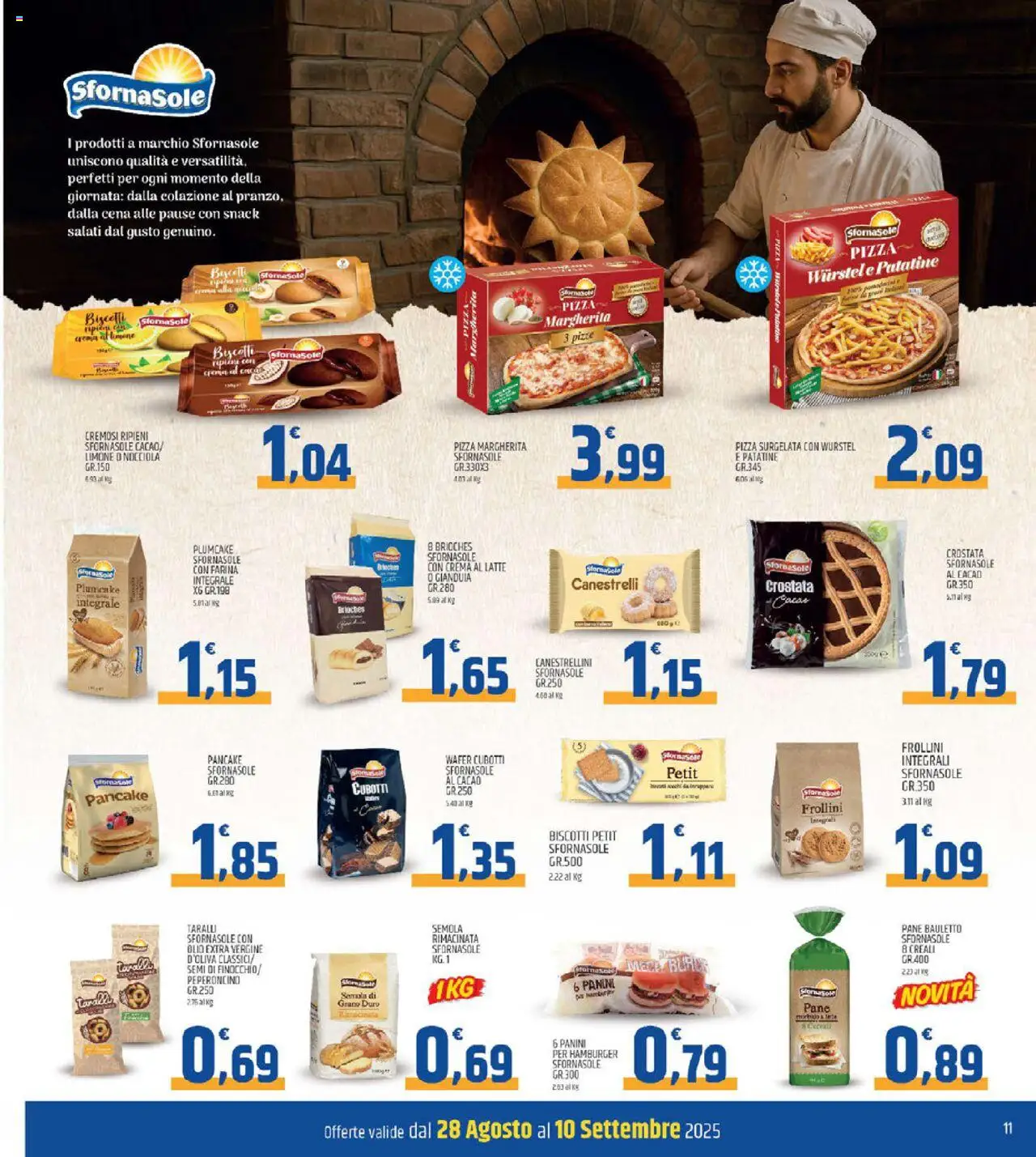 Volantino ARD Discount del 28.08.2025 | Pagina: 11 | Prodotti: Limone, Wurstel, Olio extra vergine, Plumcake