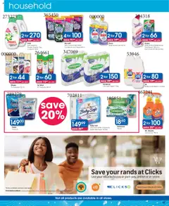 Clicks Specials │ valid from 07.08.2025 | Page: 53 | Products: Conditioner, Paper, Toilet paper, Tissues