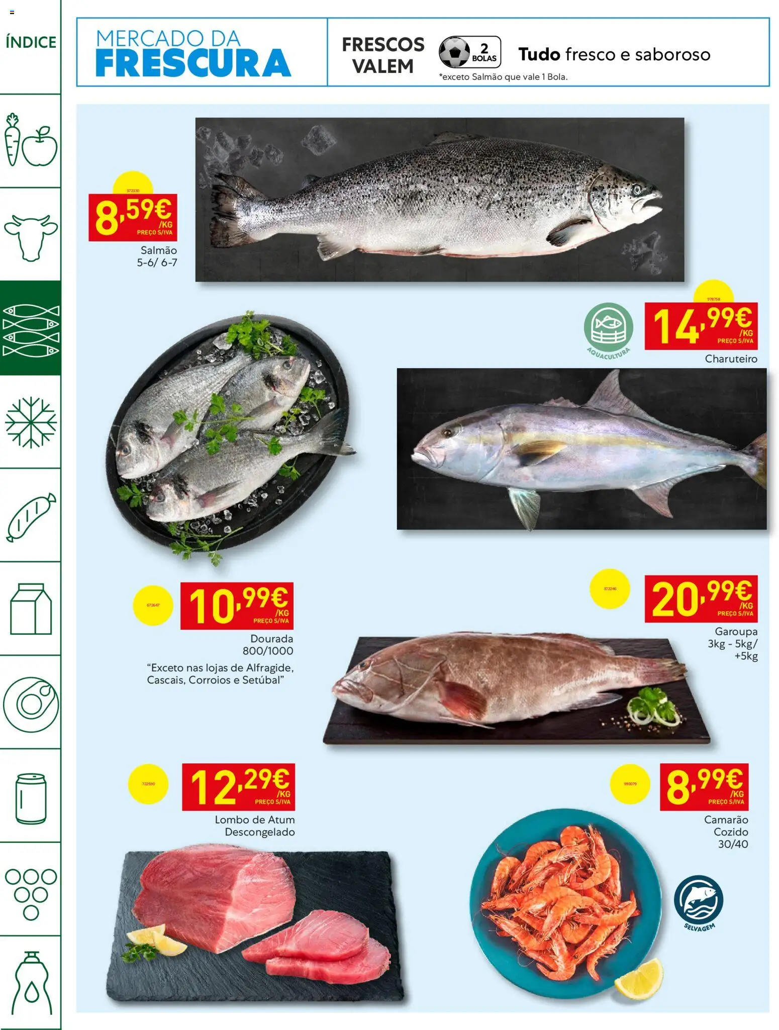 Recheio Horeca │ válido de 28.04.2026 | Página: 8 | Produtos: Atum, Camarão, Salmão, Lombo