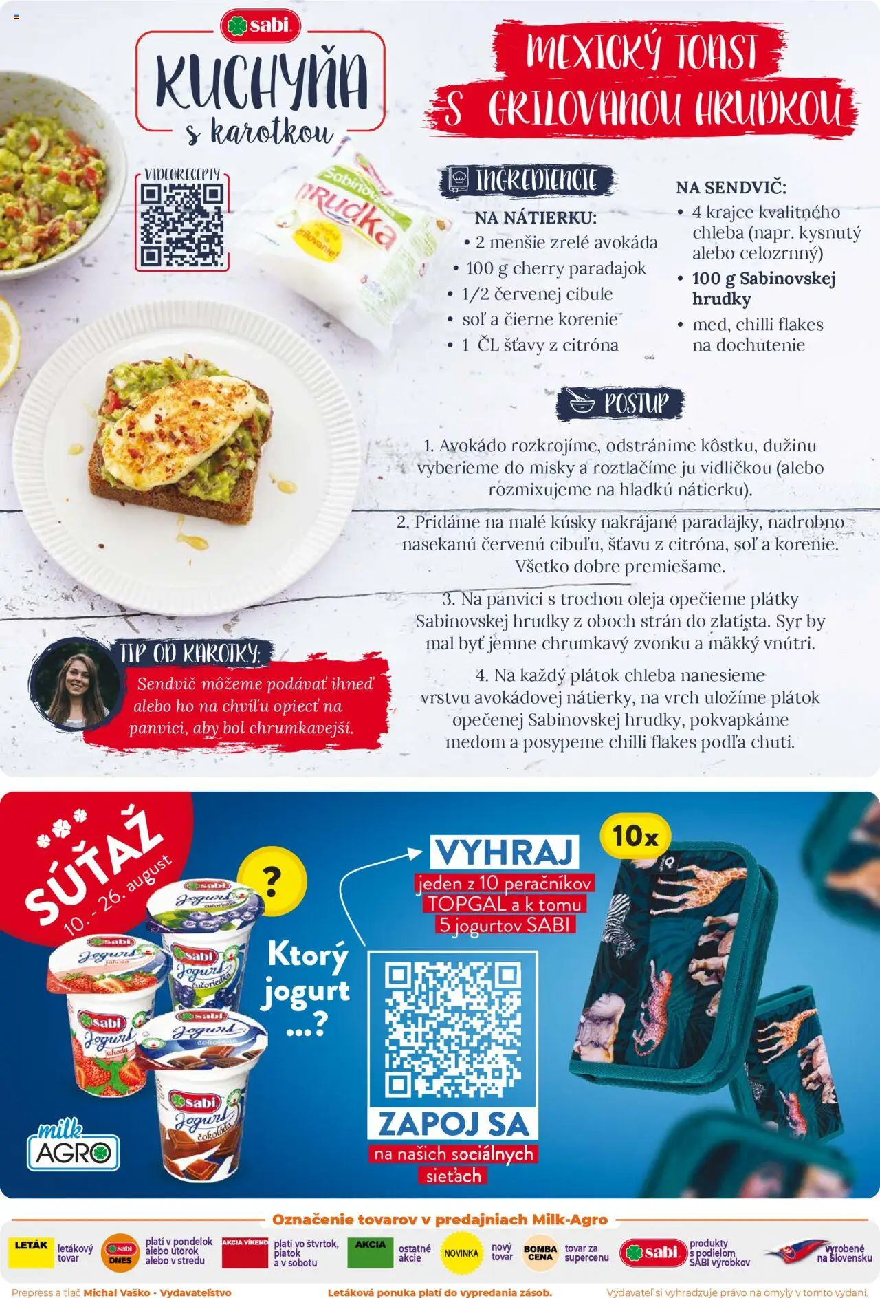 Milk Agro leták │ platný od 13.08.2025 | Strana: 2 | Produkty: Kuchyňa, Syr, Jogurt, Korenie