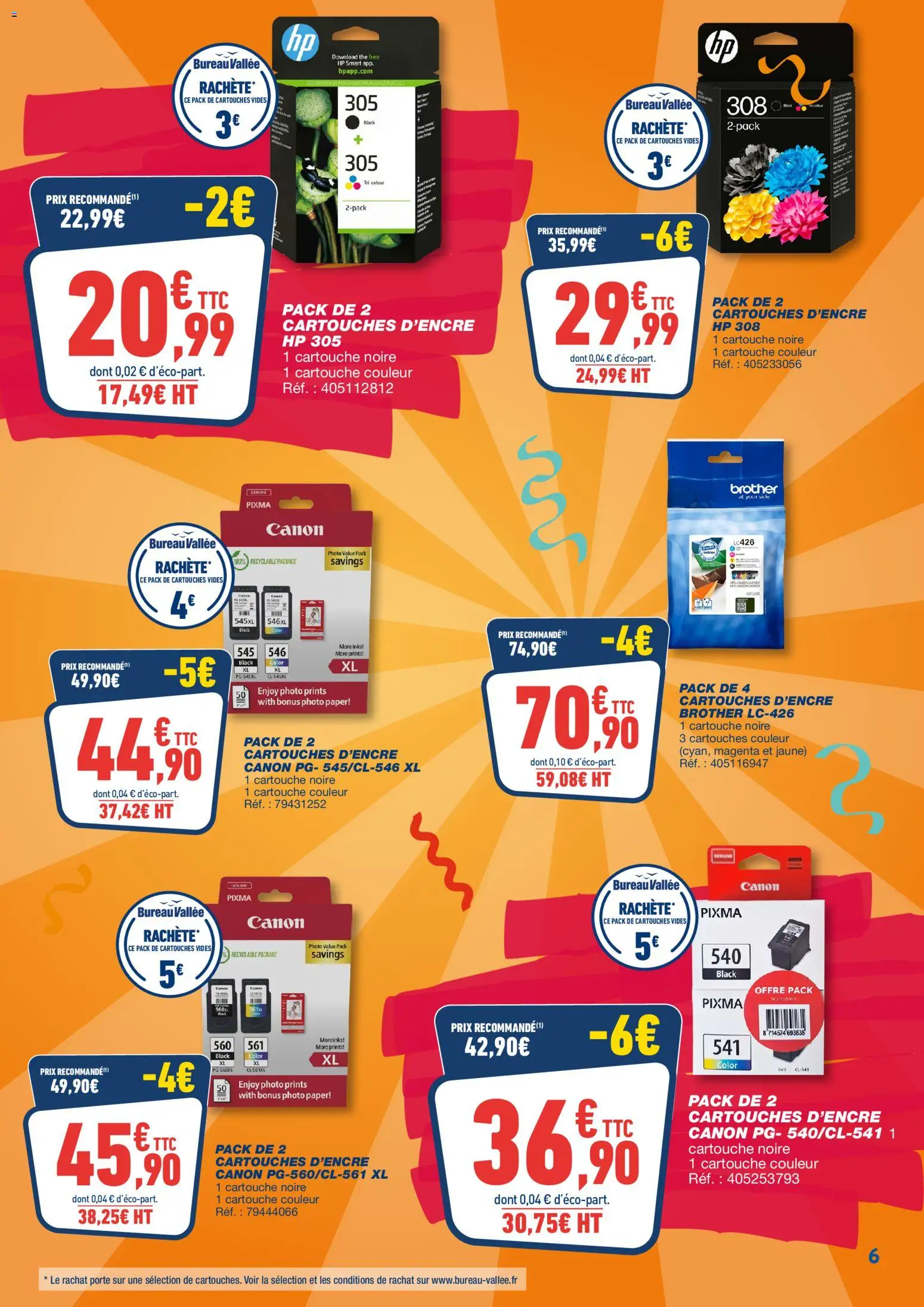 {H1} | Page: 6 | Produits: Bureau, Cartouches d'encre Canon, Porte, Thé