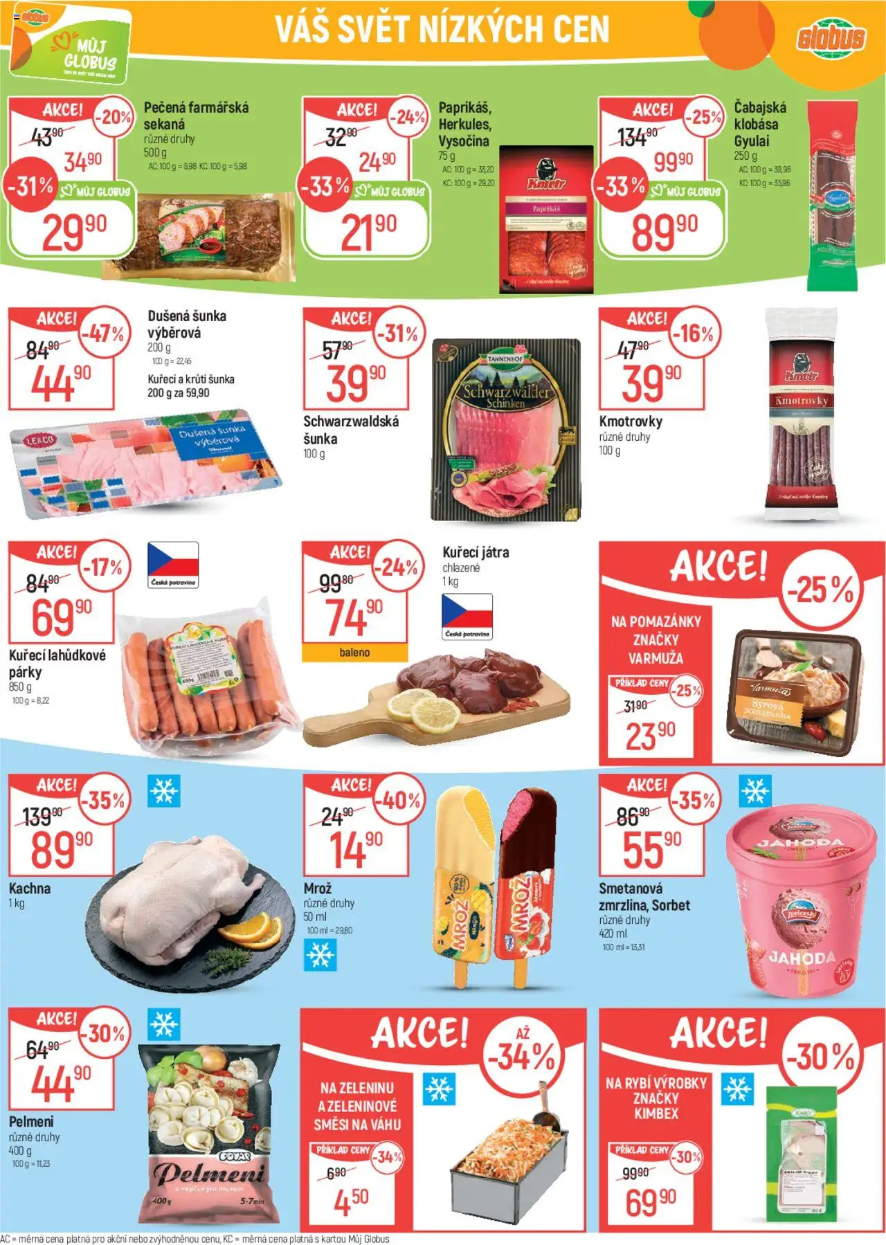 Globus leták od 10.09.2025 | Strana: 16 | Produkty: Párky, Sekaná, Kuřecí Játra, Pomazánka