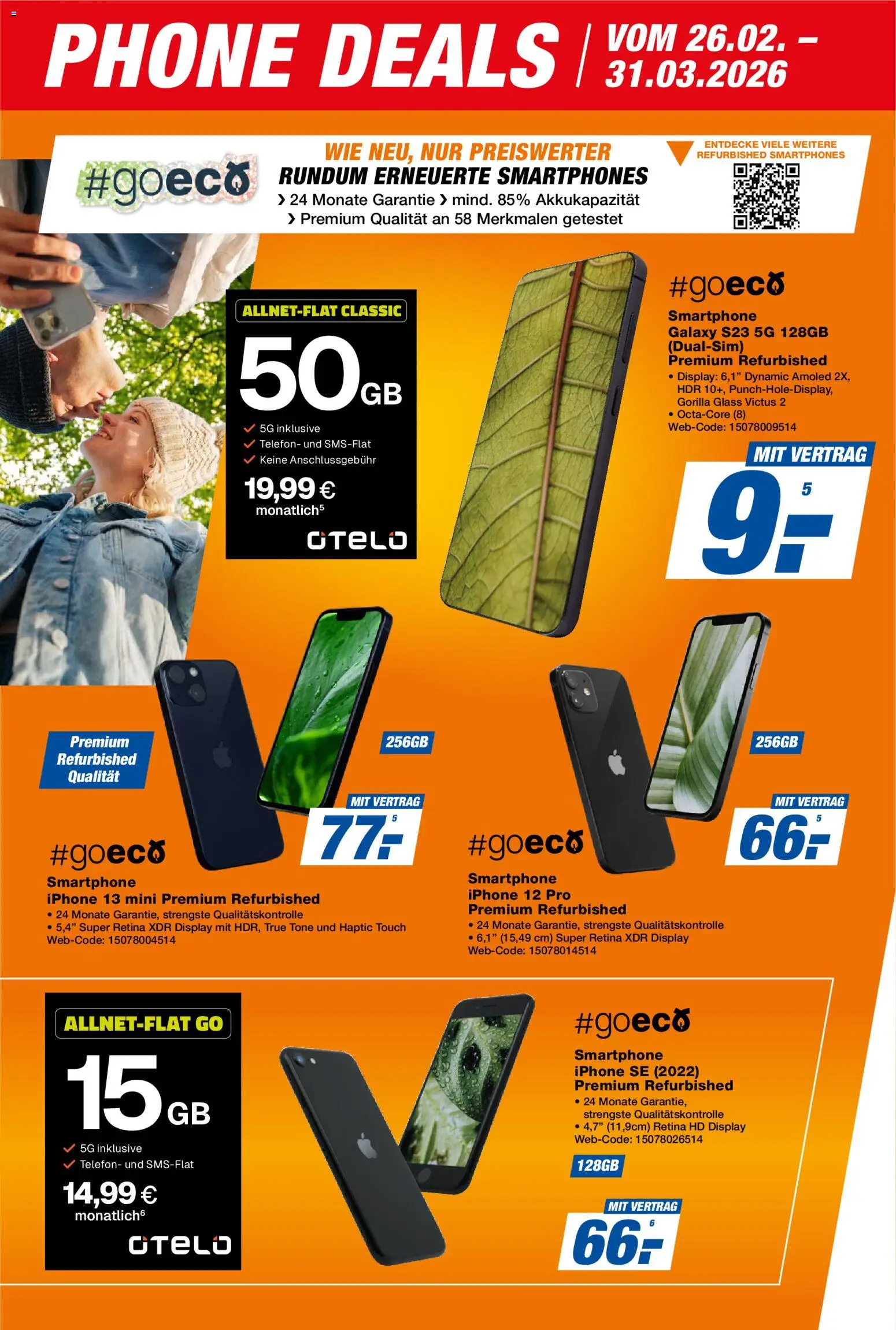Expert Phone Deals – gültig ab 26.02.2026 | Seite: 4 | Produkte: Smartphones, Iphone, Telefon, Smartphone