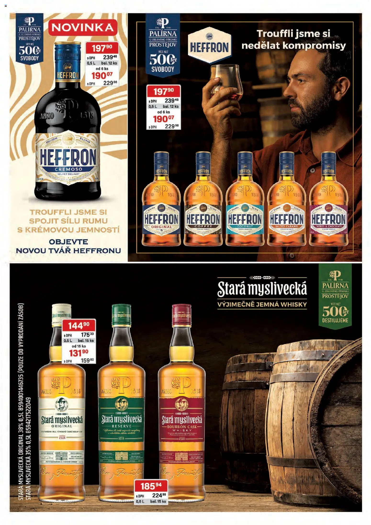 Astur & Qanto leták - Velkoobchod 05/2026 od 01.05.2026 | Strana: 21 | Produkty: Heffron, Bourbon, Stará myslivecká, Velvet