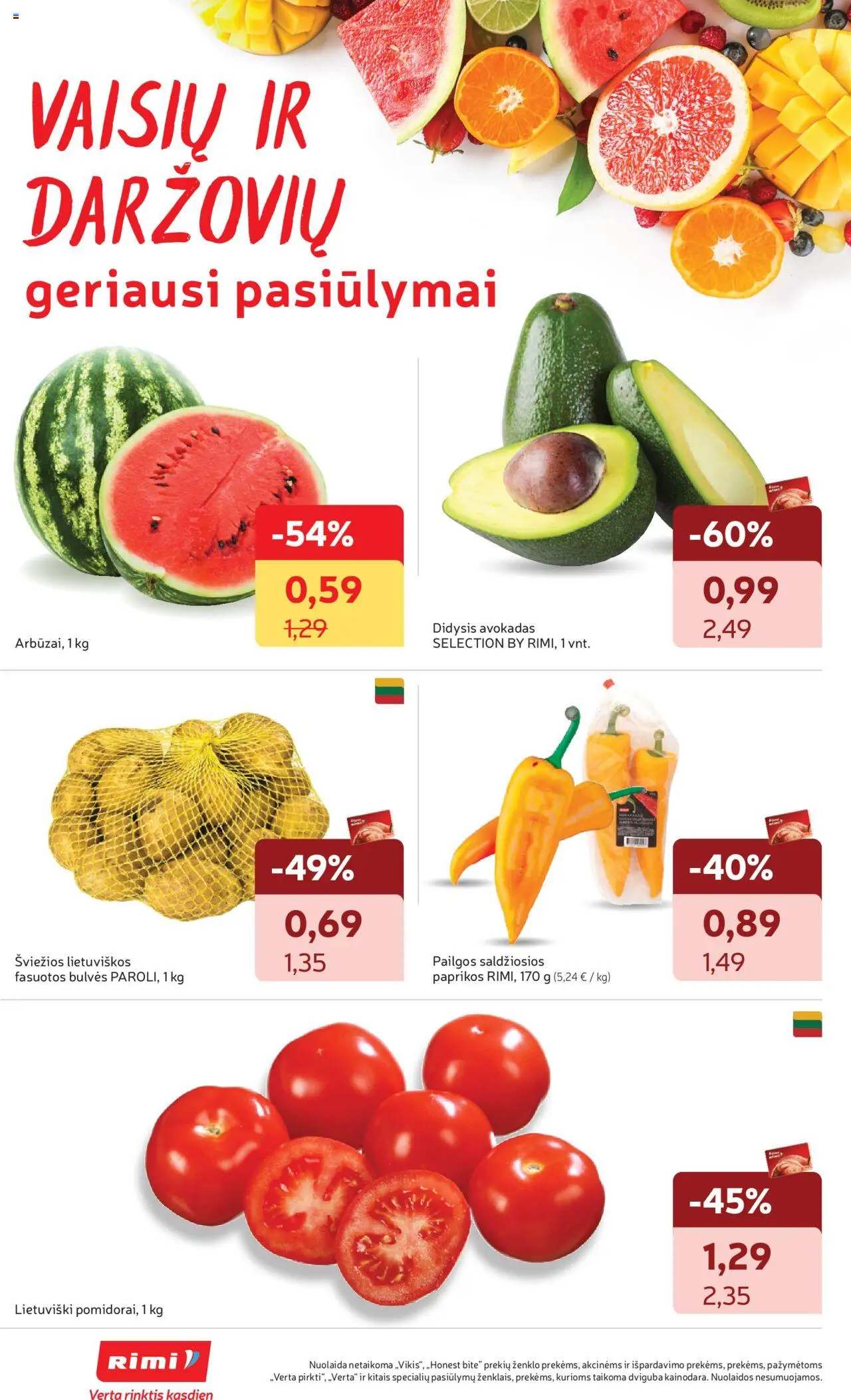 Rimi - Leidinys│galioja nuo 22.07.2025 | Puslapis: 6 | Prekių: Bulvės