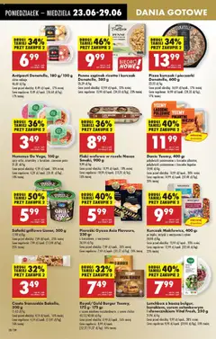Biedronka gazetka od 23.06.2025 | Strona: 30 | Produkty: Ciasto francuskie, Hummus, Ricotta, Dania gotowe