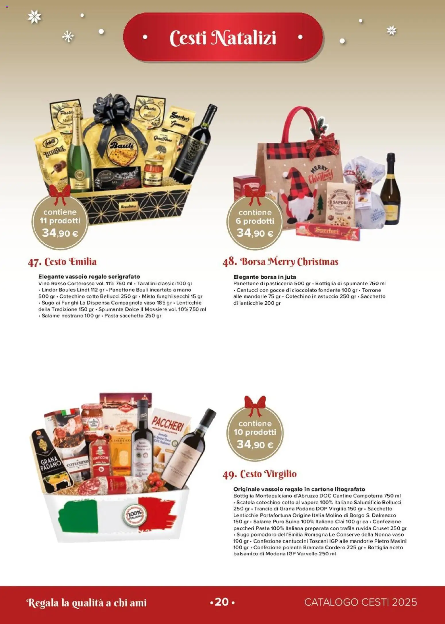 Volantino Oasi del 26.11.2025 | Pagina: 20 | Prodotti: Pomodoro, Pasta, Funghi, Bottiglia