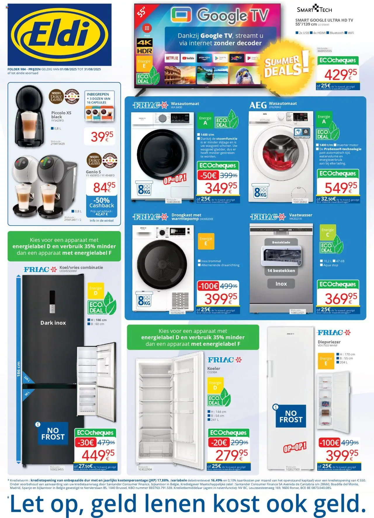  | Pagina: 1 | Producten: Tv, Koeler, Bluetooth, Nescafe