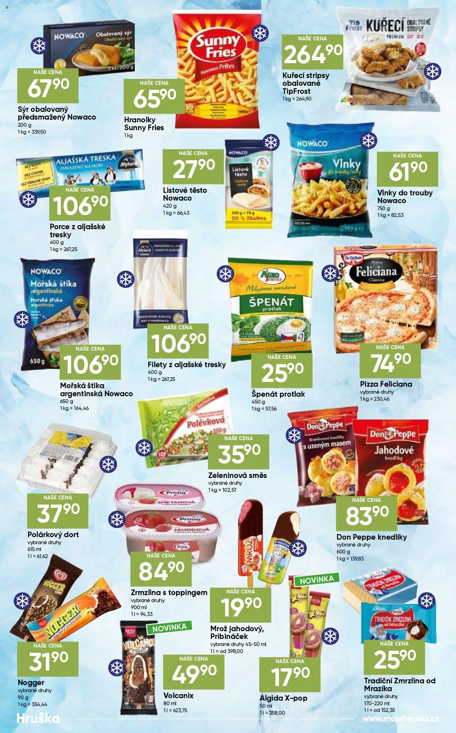 Hruška katalog od 28.04.2026 | Strana: 8 | Produkty: Aljašská treska, Špenát, Dort, Těsto