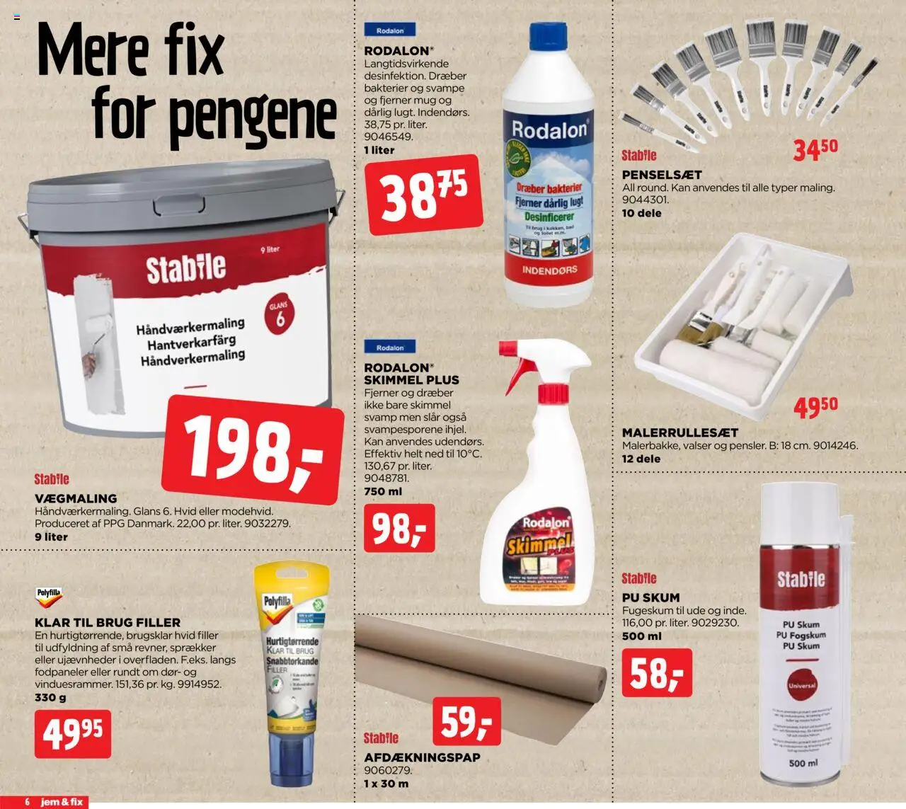 Jem & fix tilbudsavis – gyldig fra 19.10.2025 | Side: 6 | Produkter: Svampe, Svamp