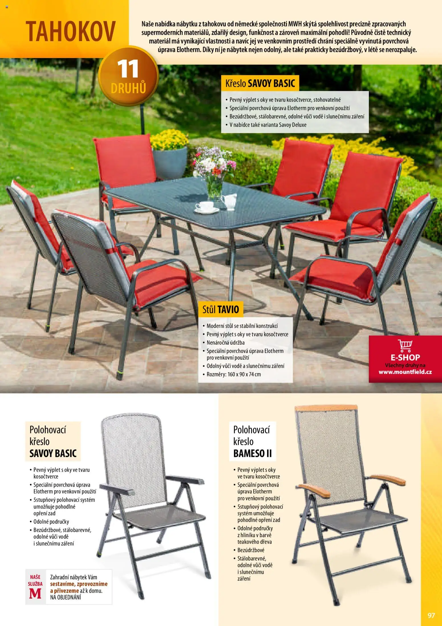 Mountfield katalog od 02.04.2026 | Strana: 97 | Produkty: Deluxe, Nábytek, Křeslo, Zahradní nábytek
