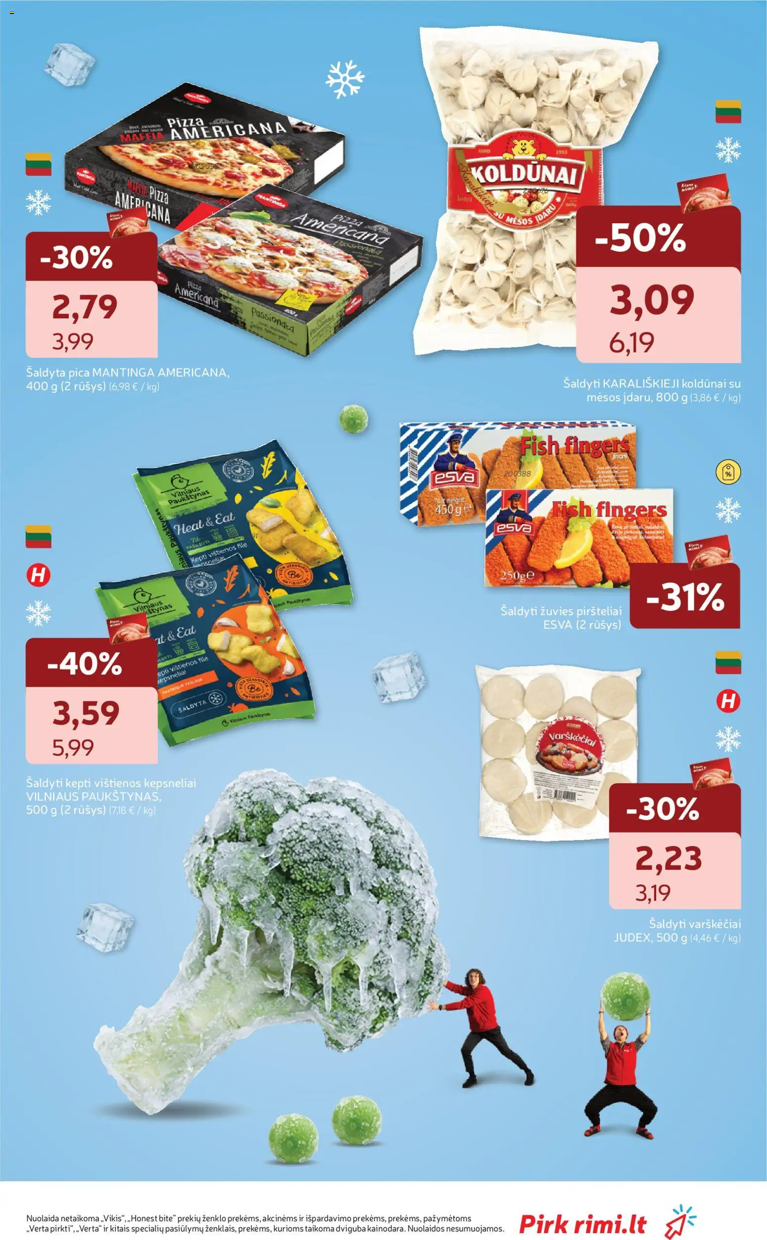 Rimi akcijos nuo 20.01.2026 | Puslapis: 3 | Prekių: Vištienos, Pica