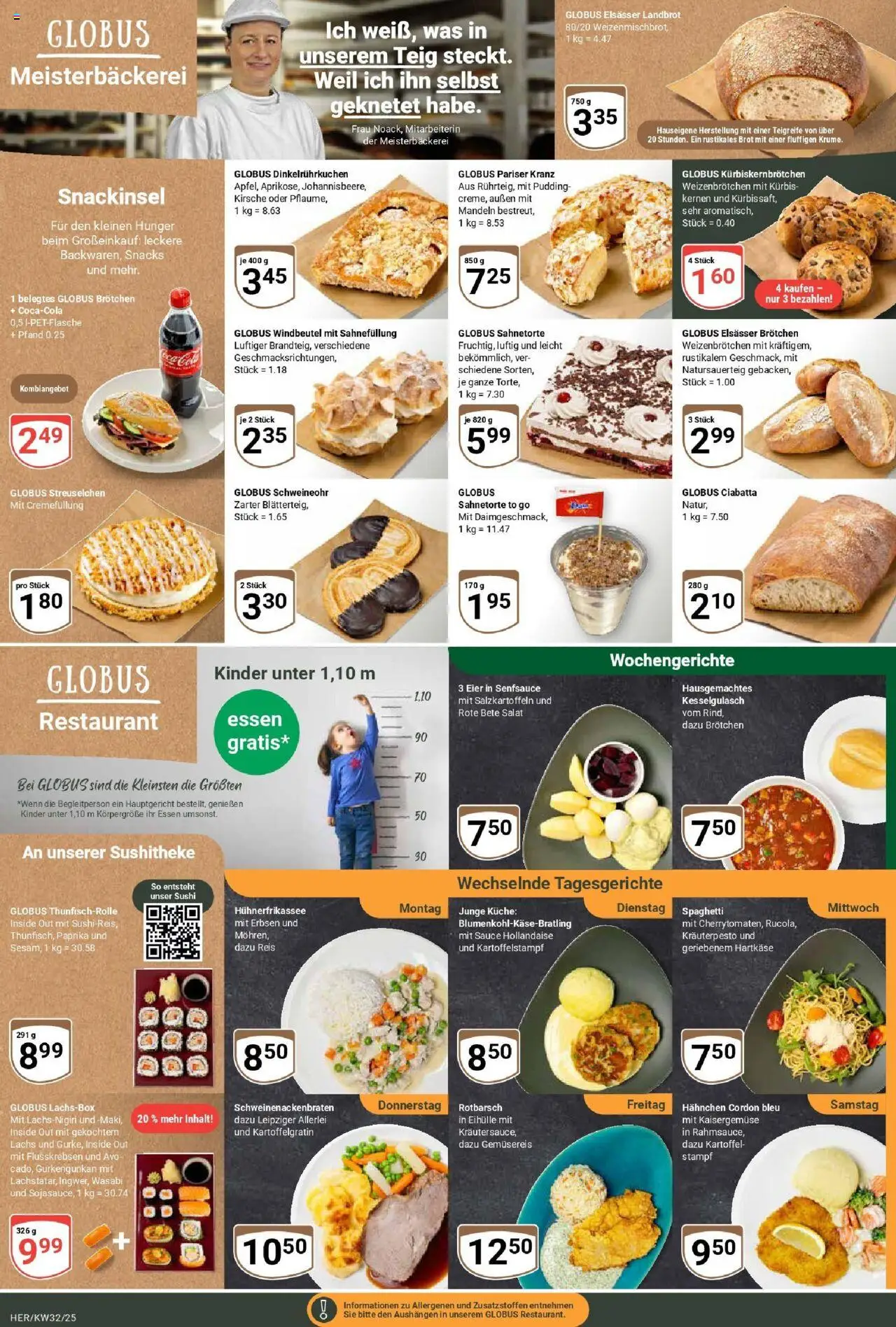 Globus prospekt Hermsdorf	 - gültig ab dem 03.08.2025 | Seite: 11 | Produkte: Küche, Pudding, Brot, Reis