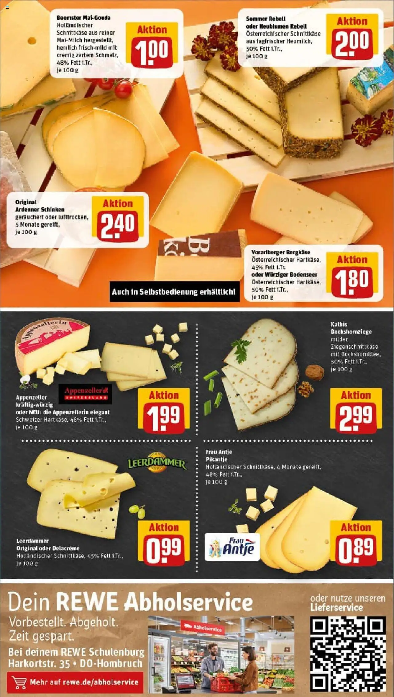 Rewe prospekt Dortmund	 - gültig ab dem 22.06.2025 | Seite: 9 | Produkte: Leerdammer, Schinken