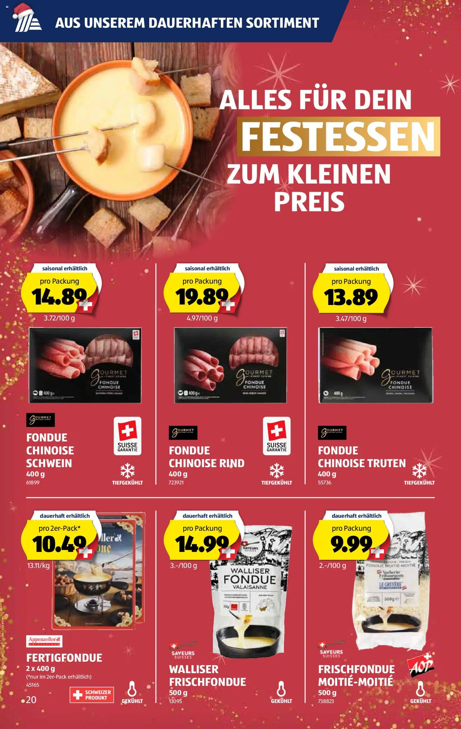 Aldi Aktionen – gültig ab 04.12.2025 | Seite: 21 | Produkte: Fondue