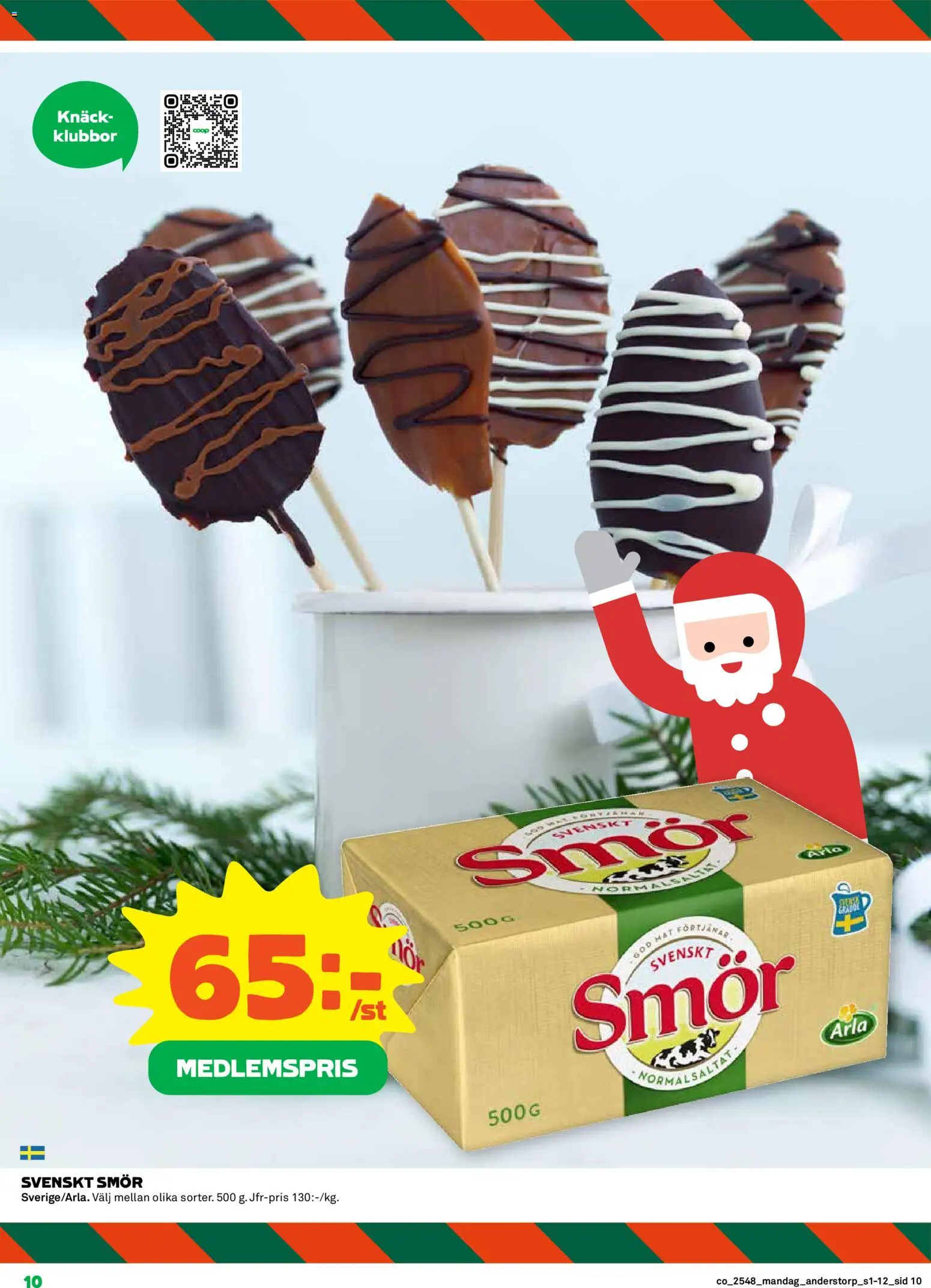 Coop reklamblad aktuell från 24.11.2025 | Sida: 10 | Produkter: Smör