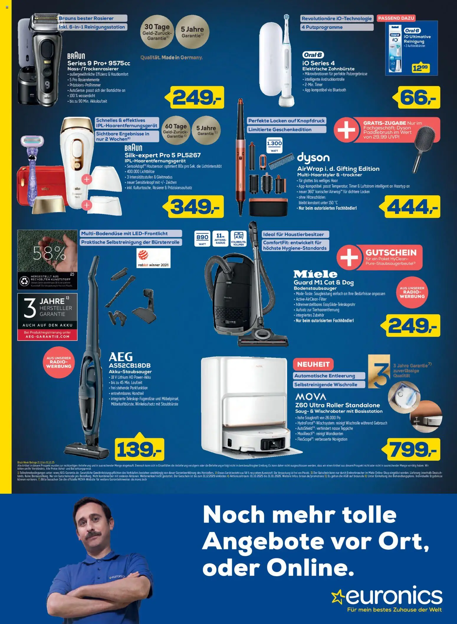 Euronics - Black Friday – gültig ab 21.11.2025 | Seite: 8 | Produkte: Dyson, Elektrische zahnbürste, Navigation, Radio