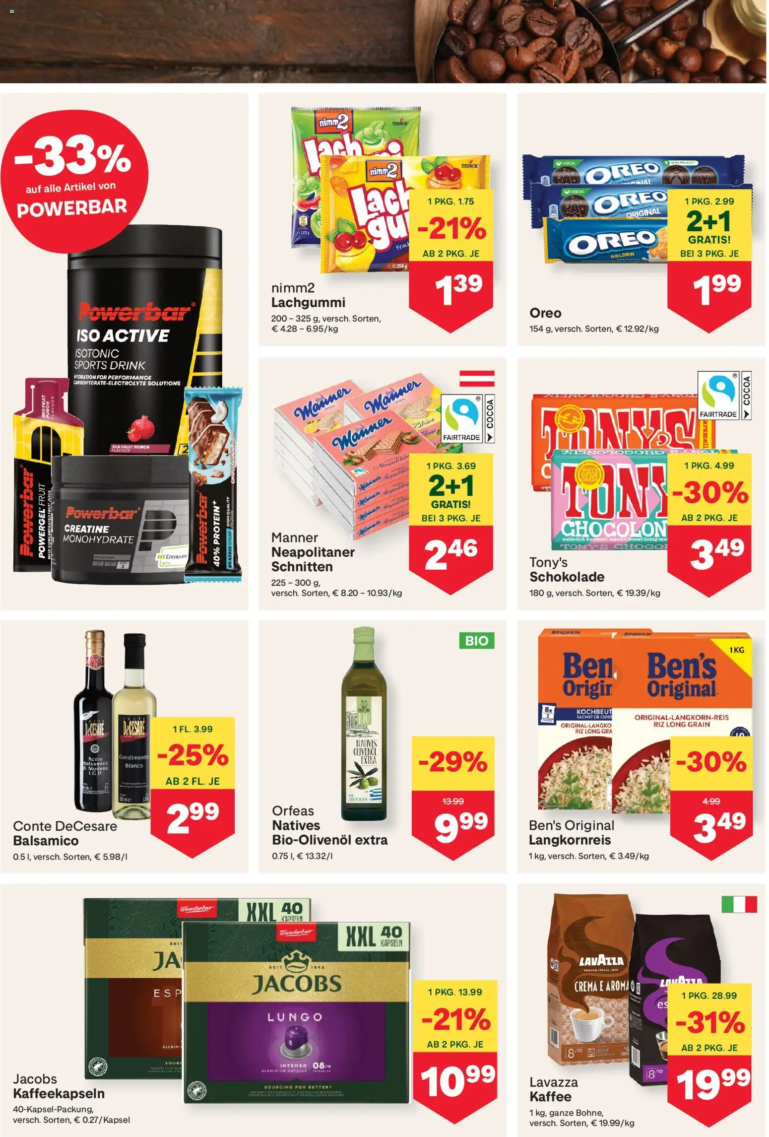 MPREIS Flugblatt gültig ab 23.04.2026 | Seite: 6 | Produkte: Kaffee, Schokolade