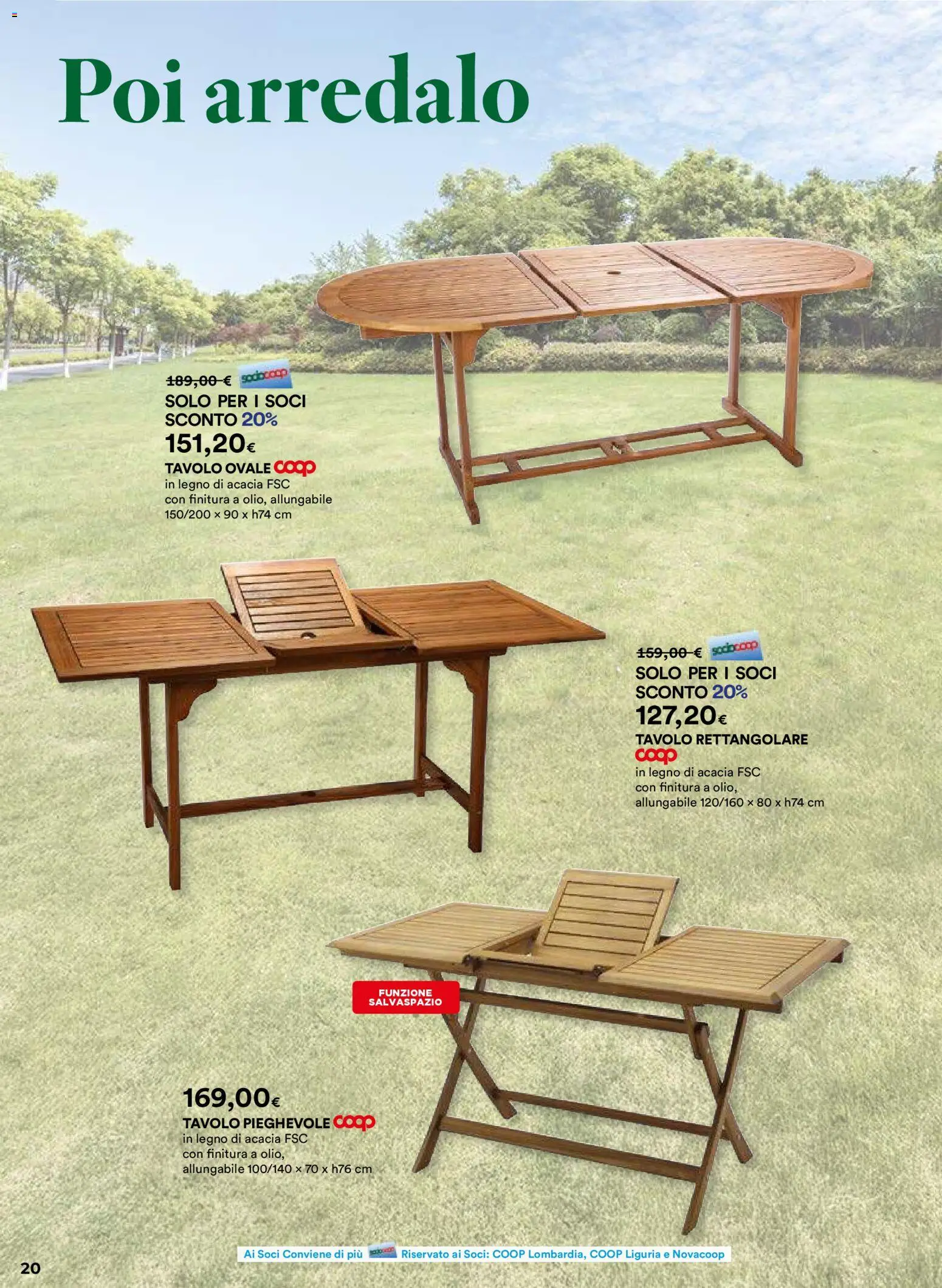 Volantino Ipercoop del 26.02.2026 | Pagina: 20 | Prodotti: Tavolo