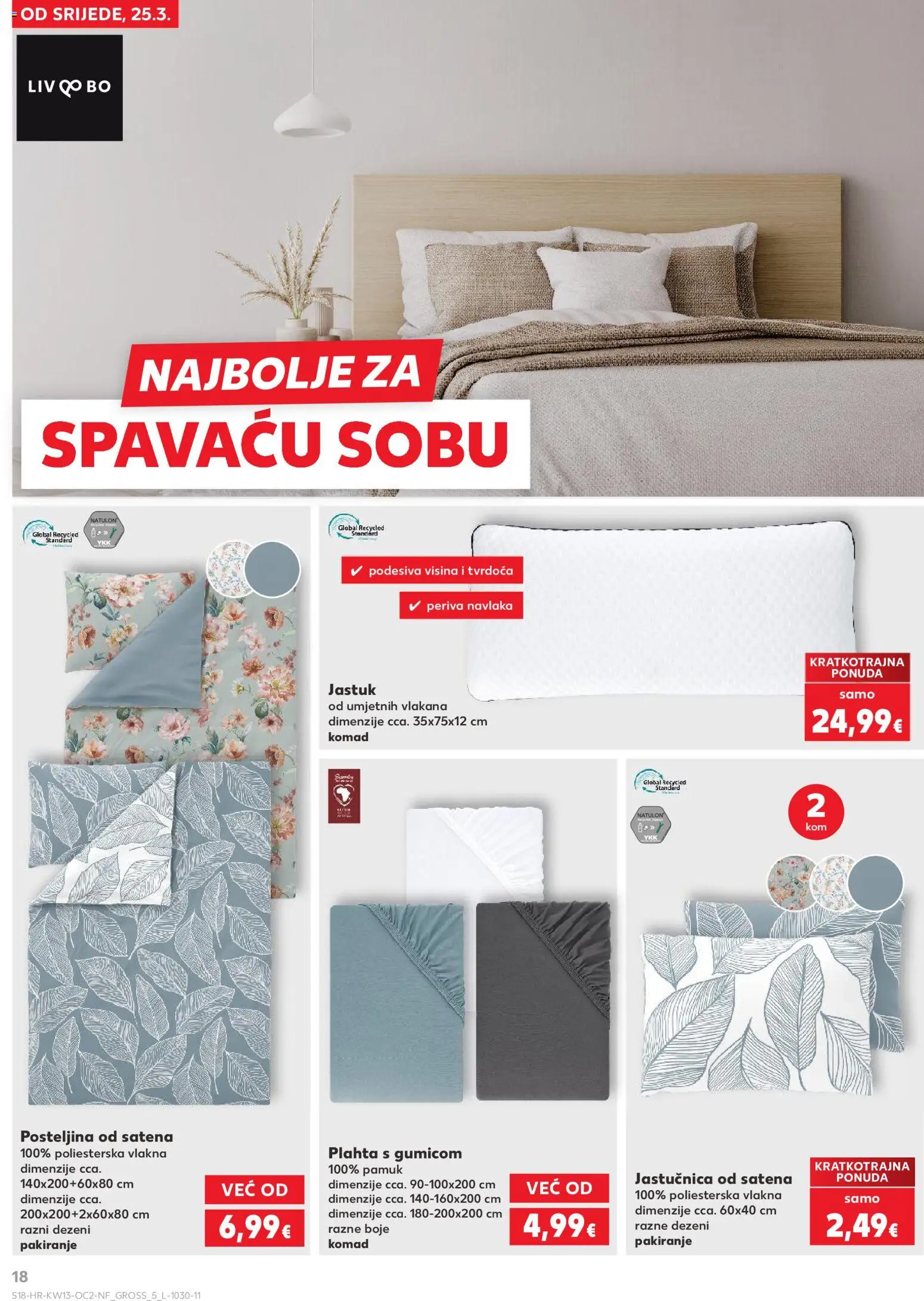 Kaufland HR akciós ujság - amely érvényes a következő dátumtól: 25.03.2026 | Oldal: 18