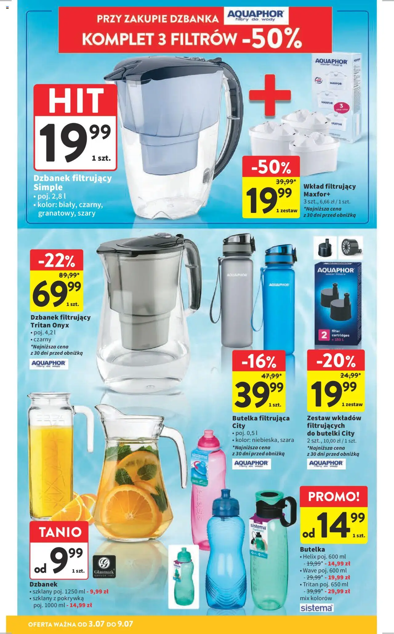 Intermarche Gazetka od 03.07.2025 | Strona: 40 | Produkty: Dzbanek, Helix, Dzbanek filtrujący