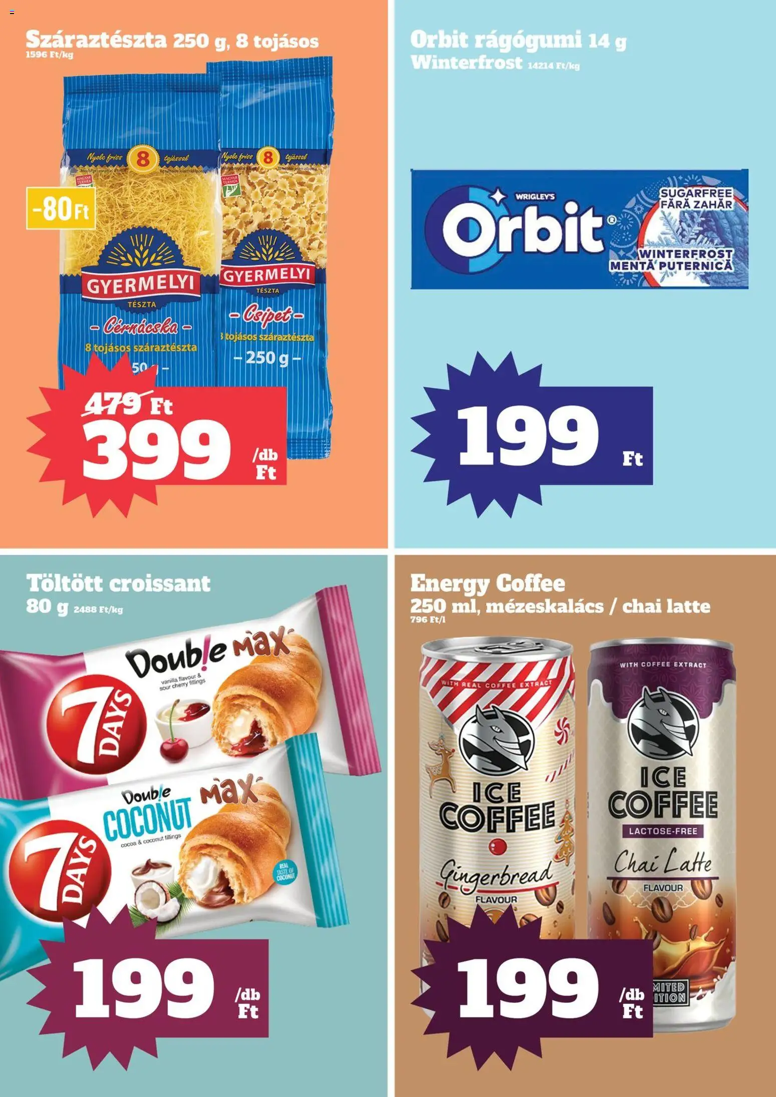 Family Diszkont akciós ujság - amely érvényes a következő dátumtól: 13.11.2025 | Oldal: 6 | Termékek: Rágógumi, Croissant, Mézeskalács, Tészta