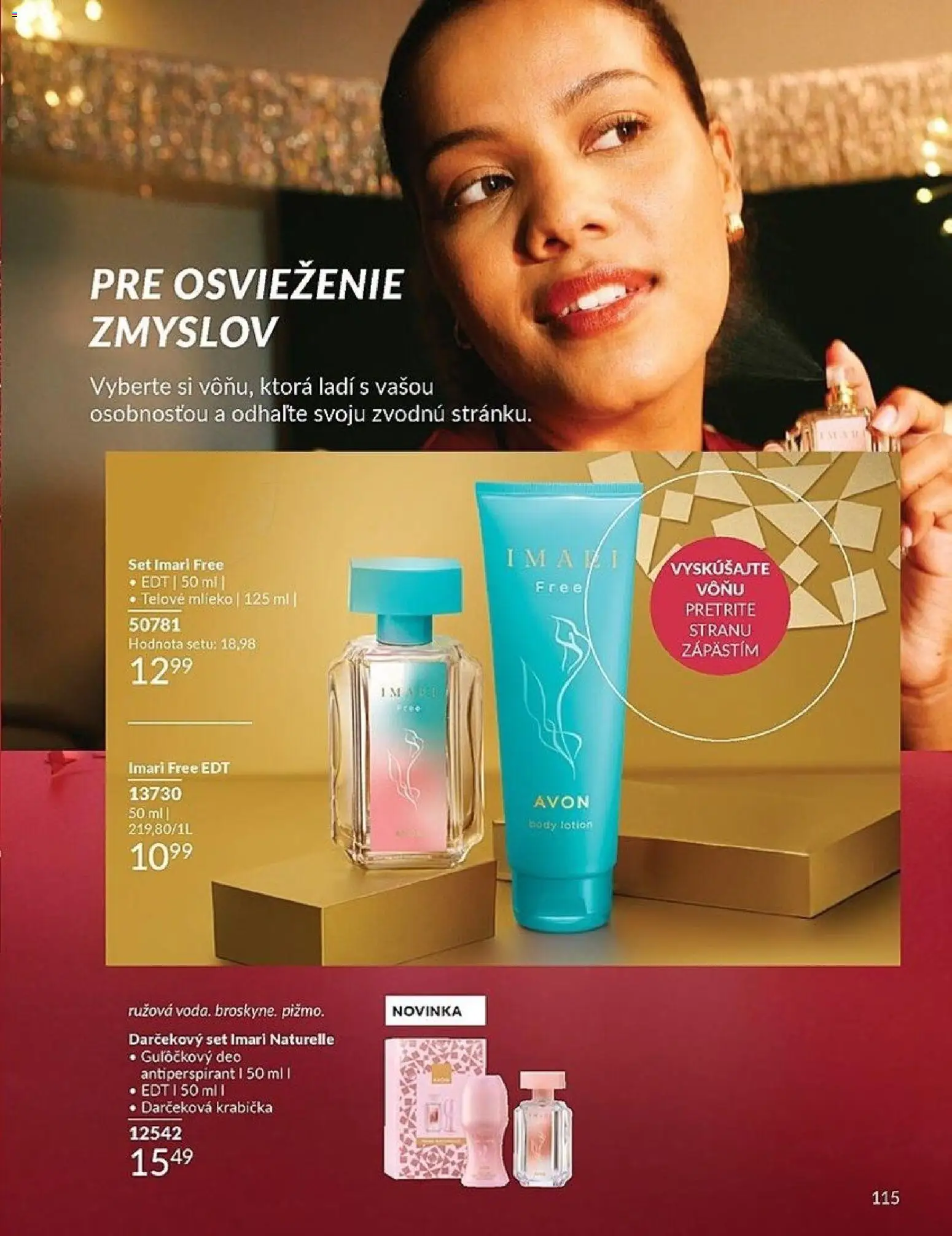 Nové Avon akcie – leták je platný od 01.12.2025 | Strana: 115 | Produkty: Mlieko, Telové mlieko, Antiperspirant