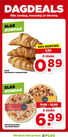 #PLUS Pizza mozzarella, tomaat & basilicum, Pizza with mozzarella, tomato & basil - Voorbeeld van een folder van Plus, geldig van 19.11.2025 | Pagina: 51