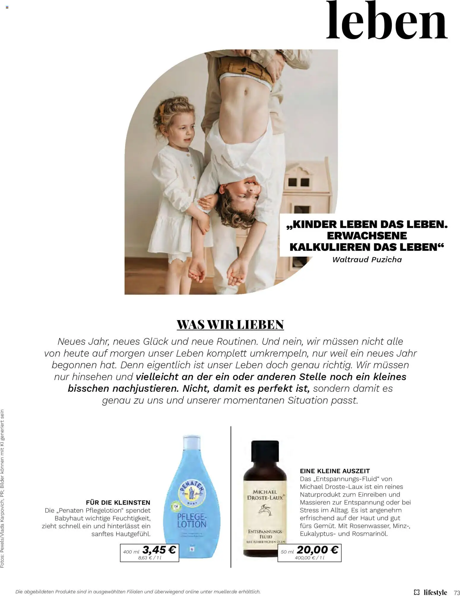 Müller - Lifestyle – gültig ab 01.01.2026 | Seite: 73 | Produkte: Bilder