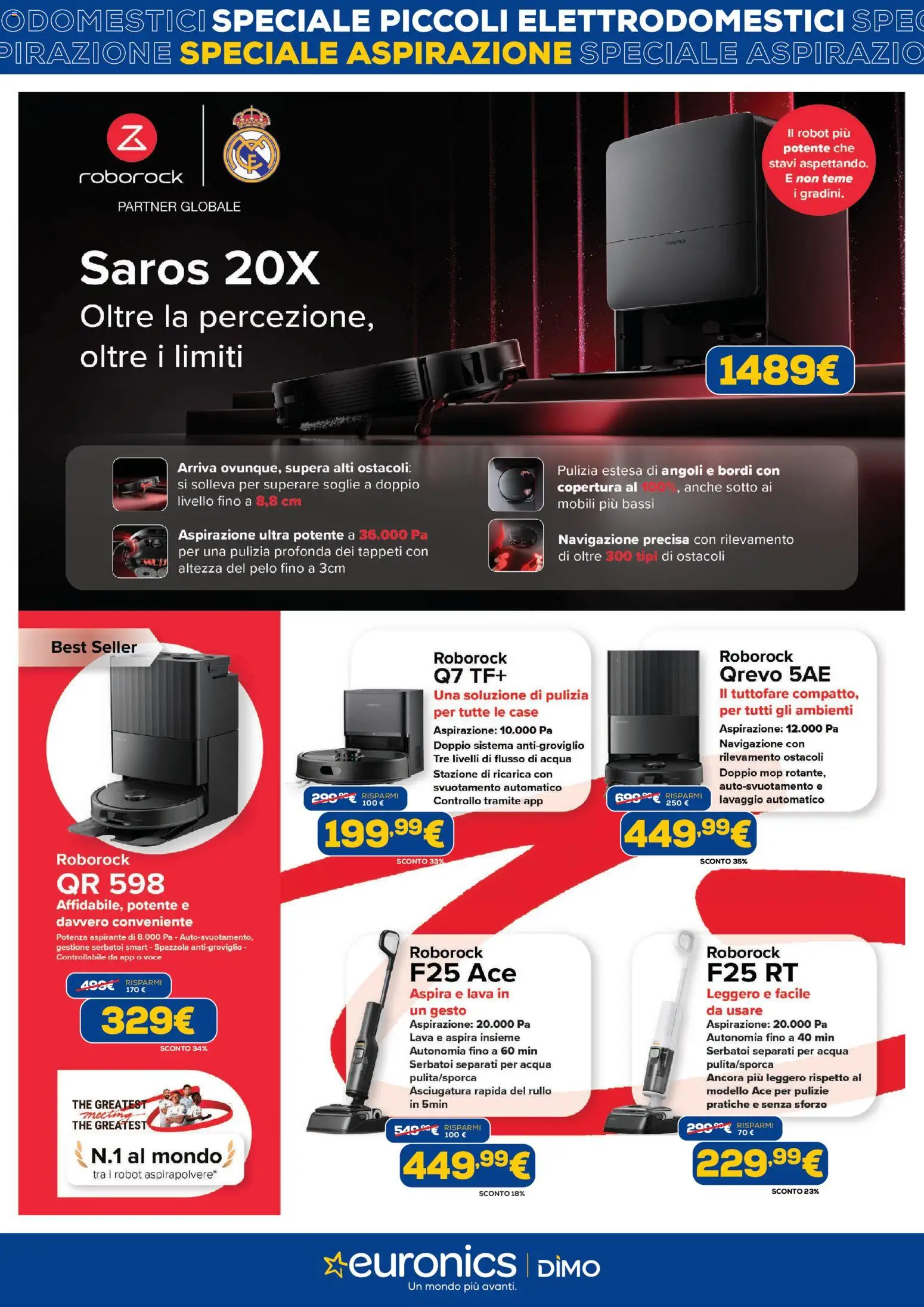 Volantino Euronics del 06.04.2026 | Pagina: 14 | Prodotti: Acqua, The, Robot, Navigazione