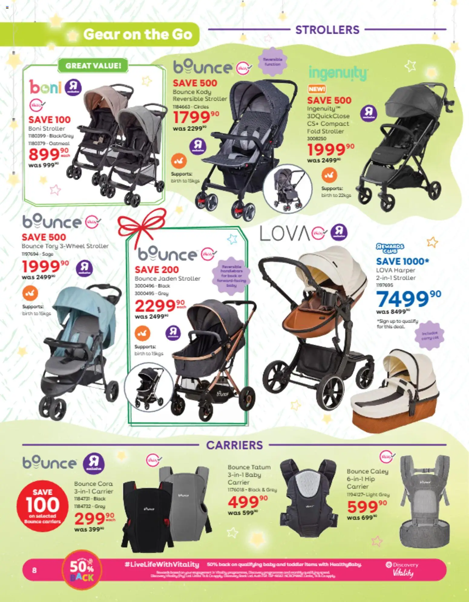 New Babies R Us catalogue – valid from 06.11.2025 | Page: 8 | Products: Light