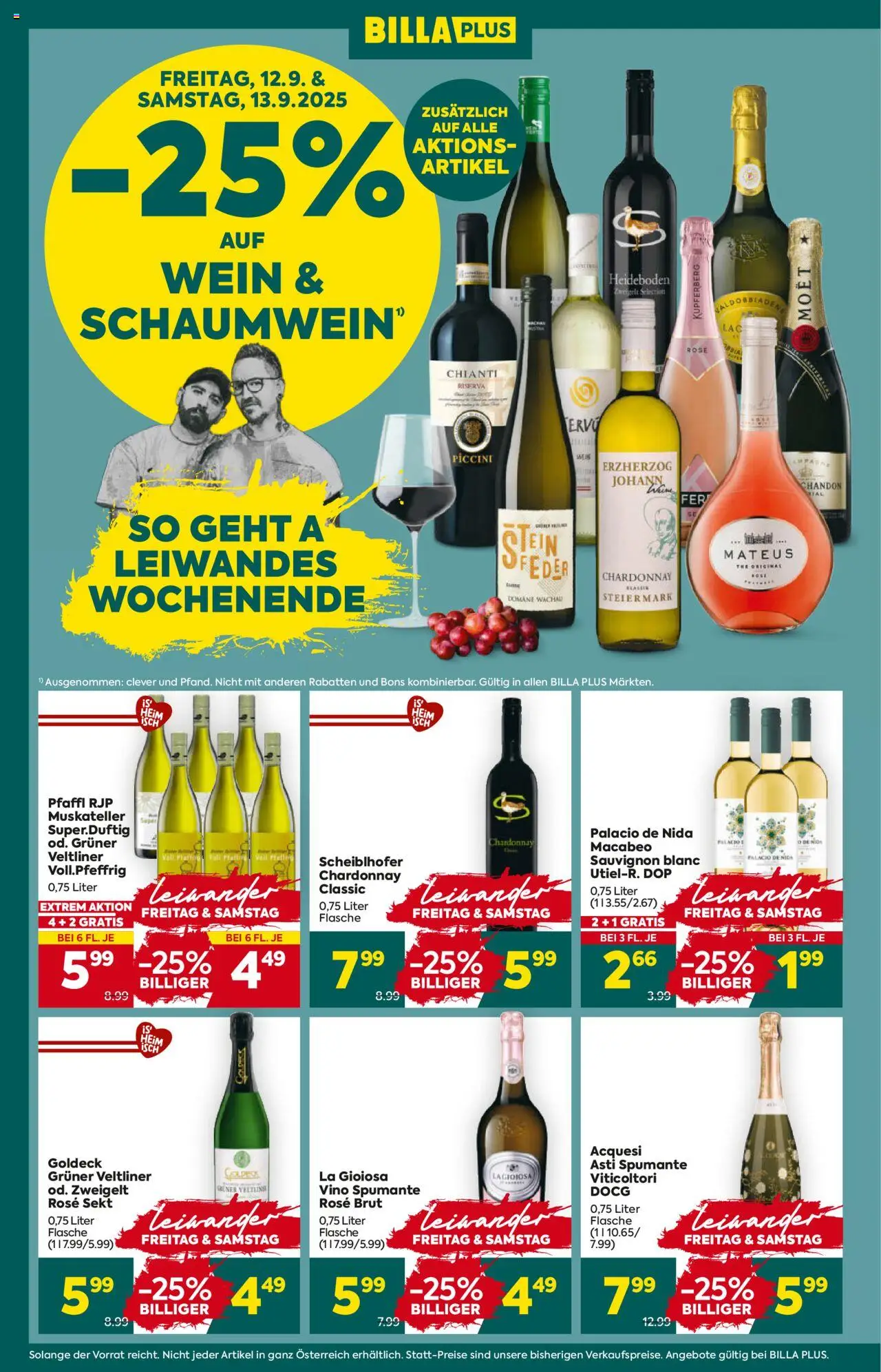 Billa Plus Flugblatt - Wien gültig ab 11.09.2025 | Seite: 2 | Produkte: Wein