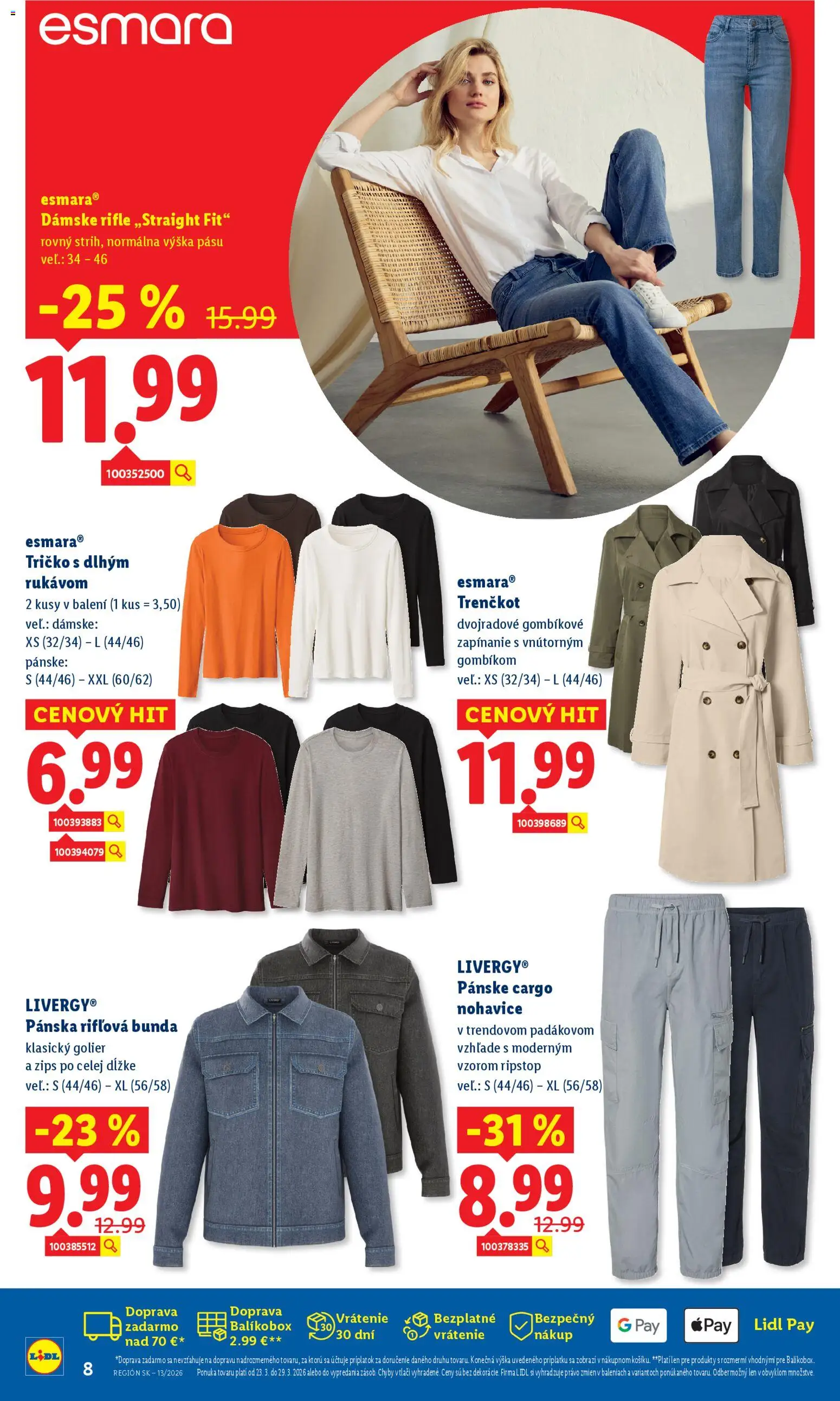 Nové Lidl akcie – leták je platný od 23.03.2026 | Strana: 8