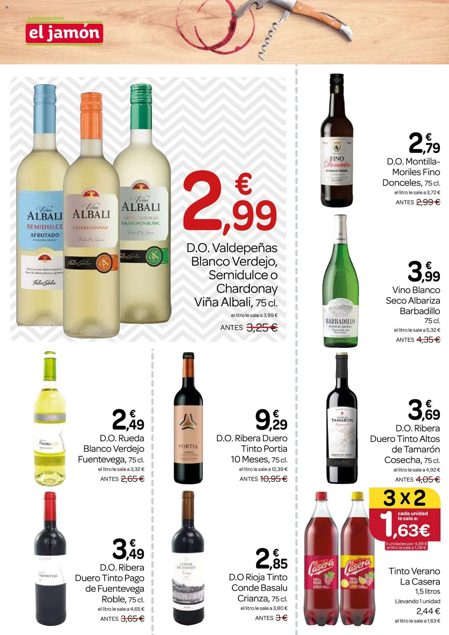 Supermercados El Jamón folleto │ válido desde el 26.02.2026 | Página: 22 | Productos: Jamón, Vino