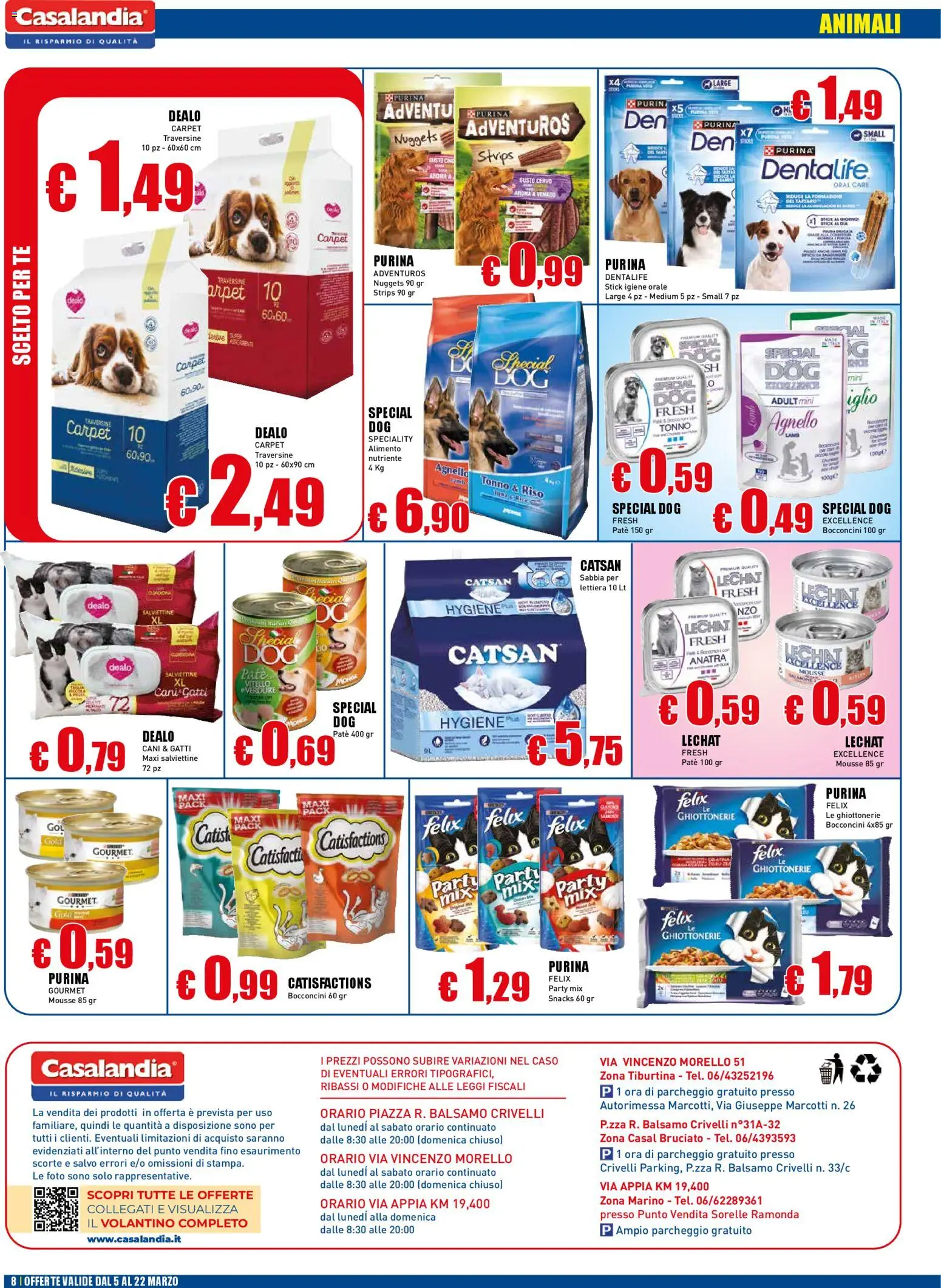 Volantino Casalandia del 05.03.2026 | Pagina: 8 | Prodotti: Riso, Tè, Vitello, Tonno