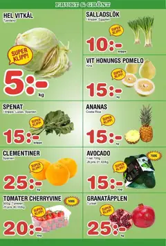 Nya Pulsen - erbjudanden - Förhandsvisning av reklamblad från butik Nya Pulsen aktuell från 01.12.2025 | Sida: 8 | Produkter: Avocado, Vitkål, Spenat, Salladslök
